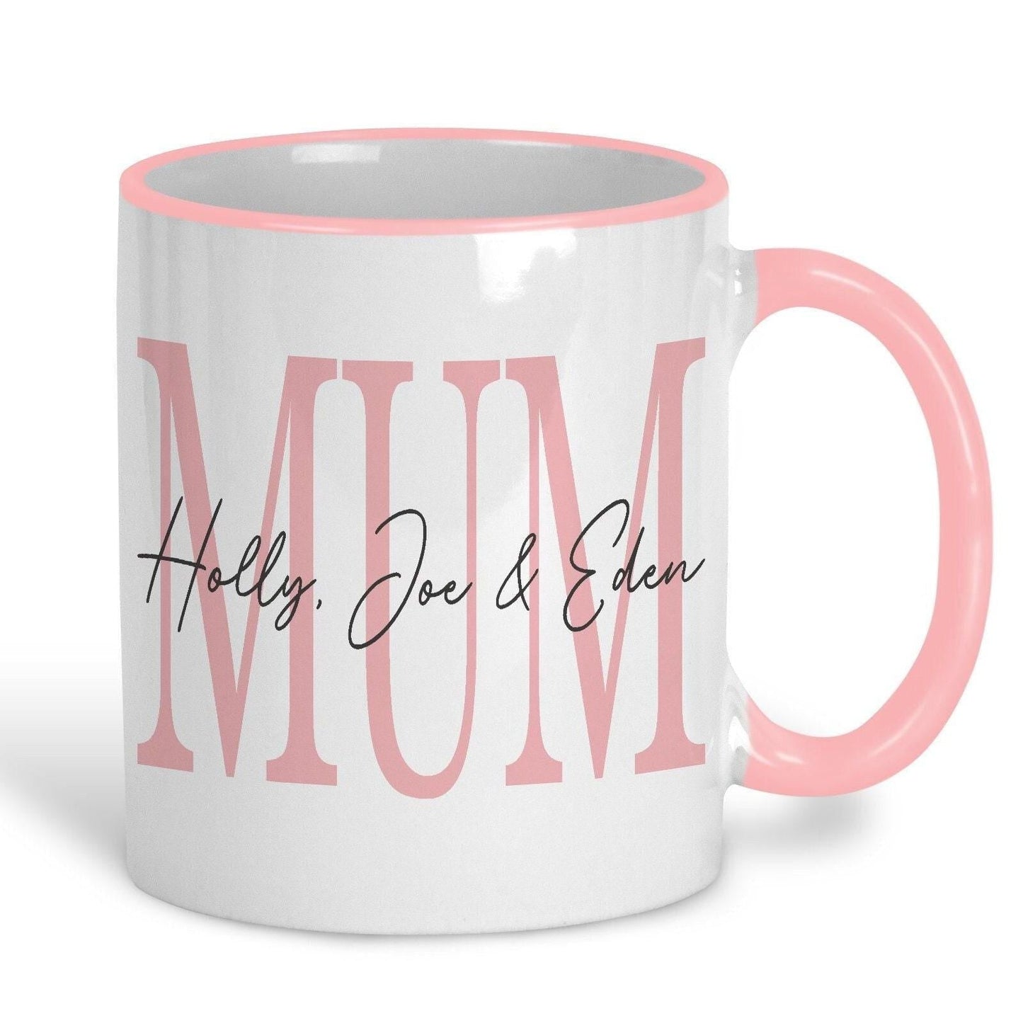 Mum and Children's Names Mother's Day Personalised Ceramic Mug