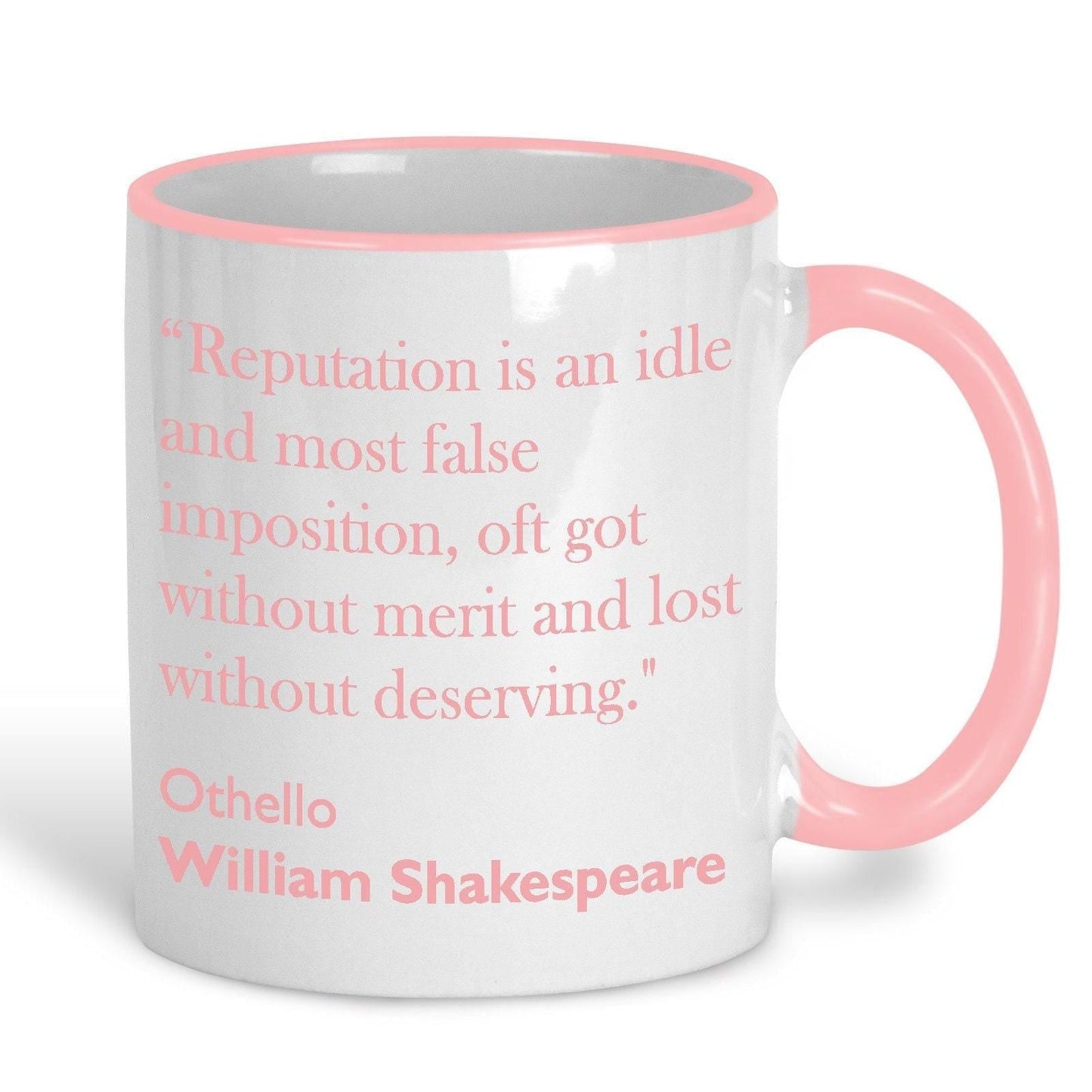 William Shakespeare Othello Literary Quote Mug