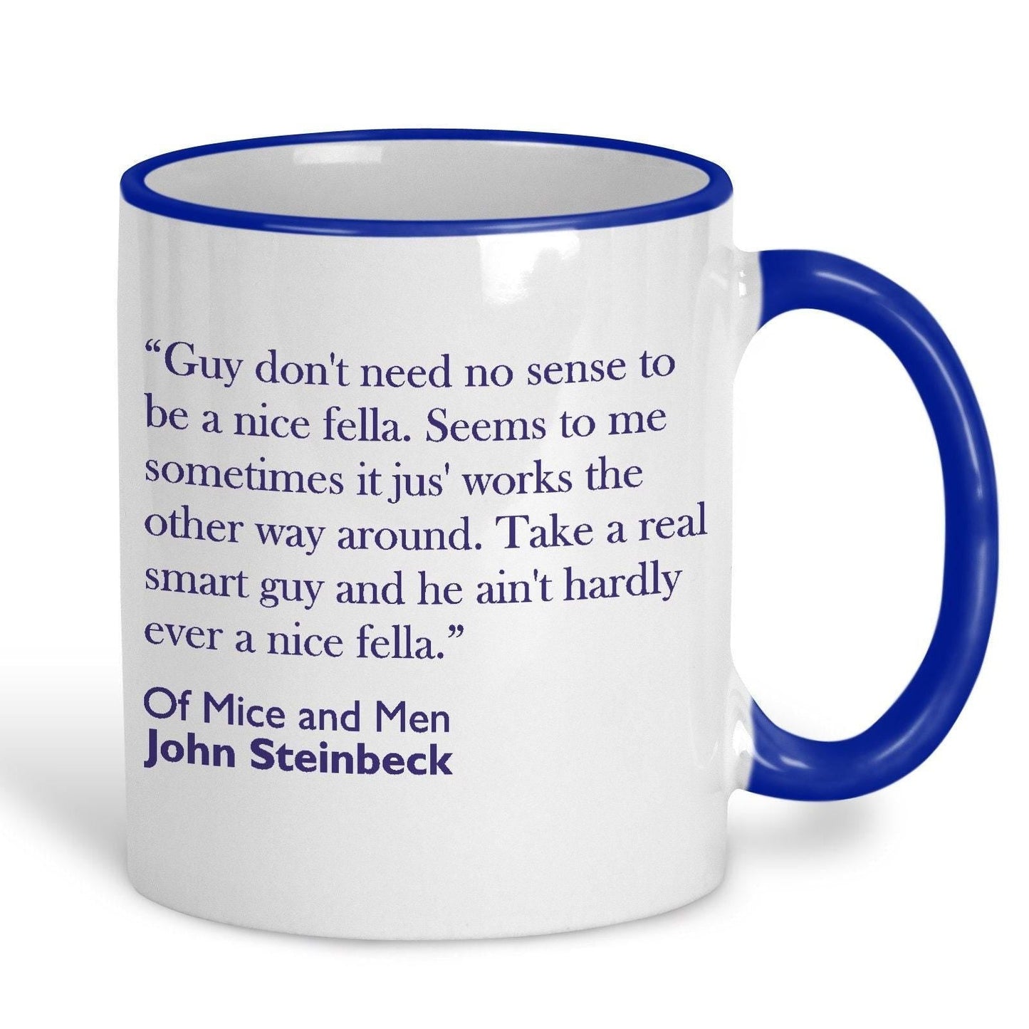 John Steinbeck Of Mice And Men Book Quote Personalised Ceramic Mug