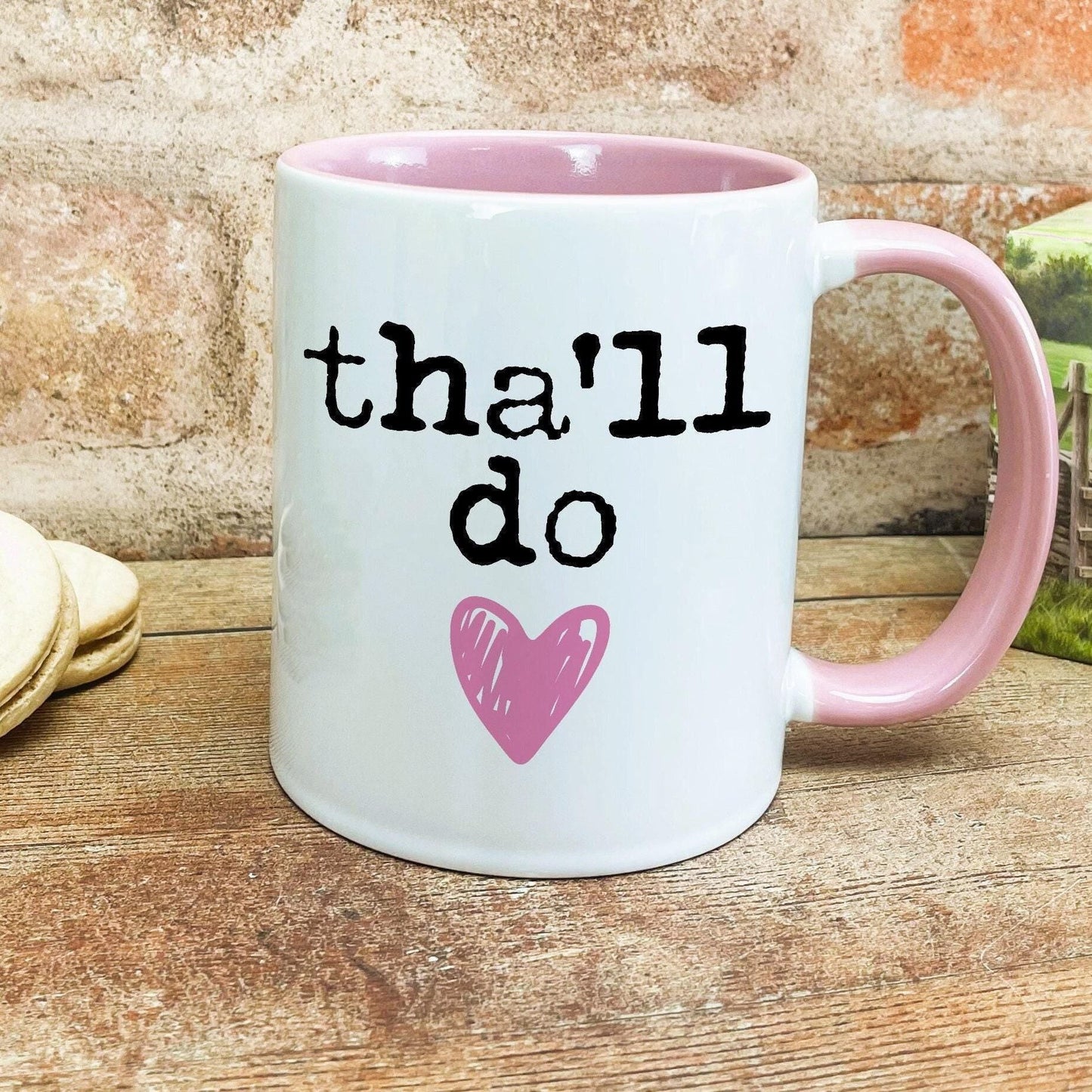Tha'll Do Yorkshire Dialect - Personalised Ceramic Mug