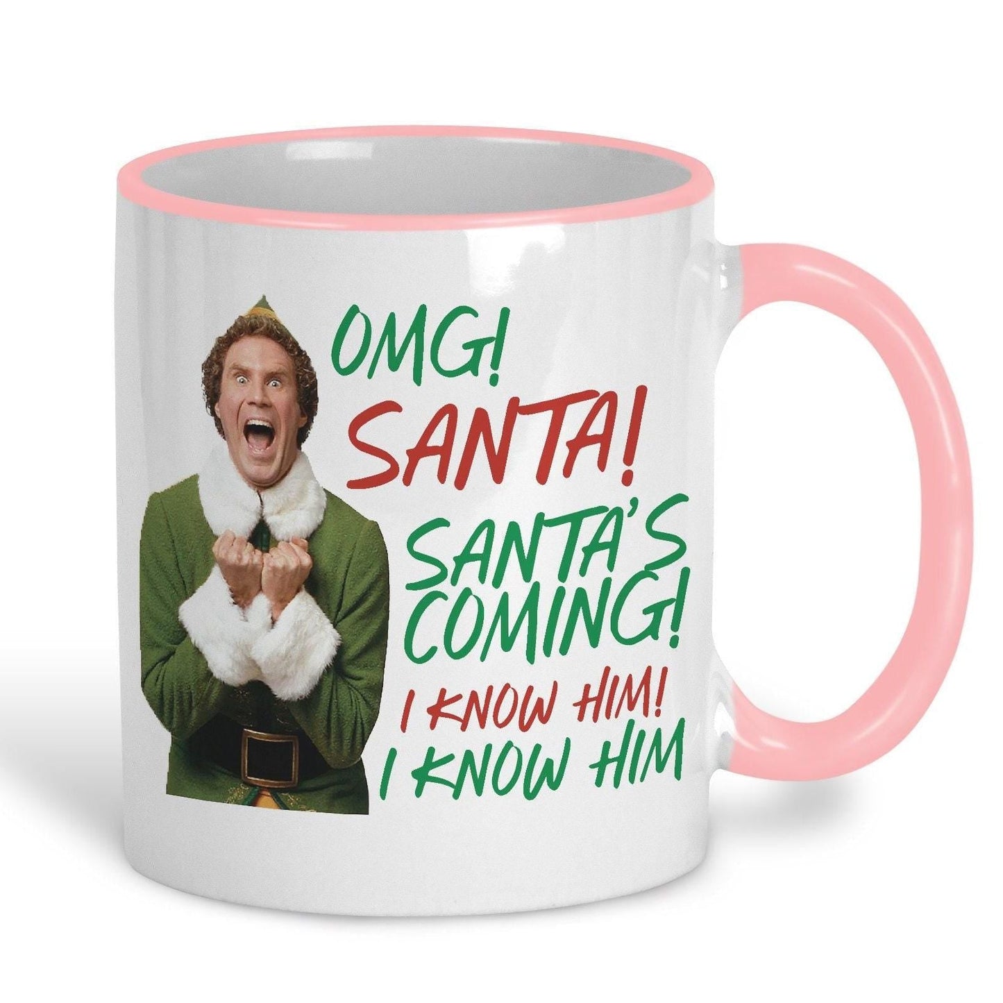 Buddy The Elf Movie Quote Personalised Ceramic Christmas Mug