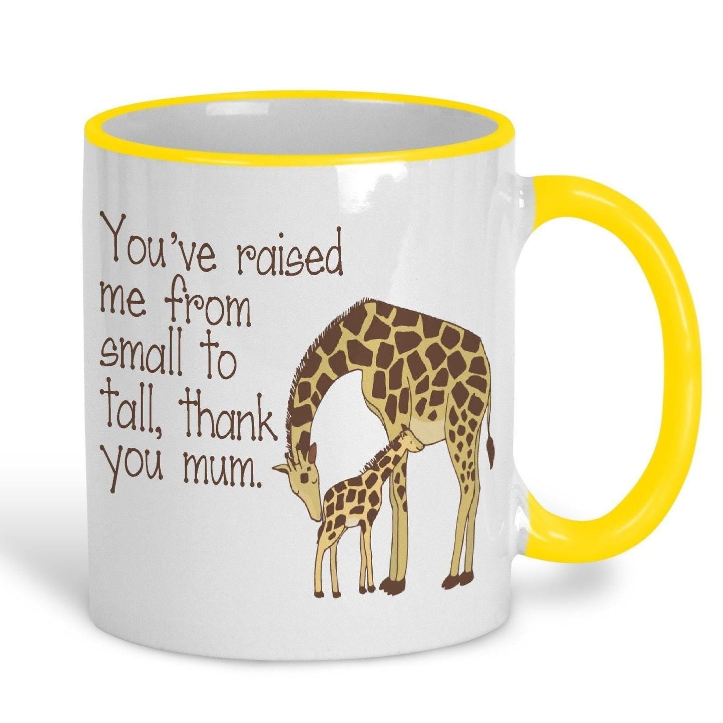 From Small to Tall Giraffe Mother's Day Mug