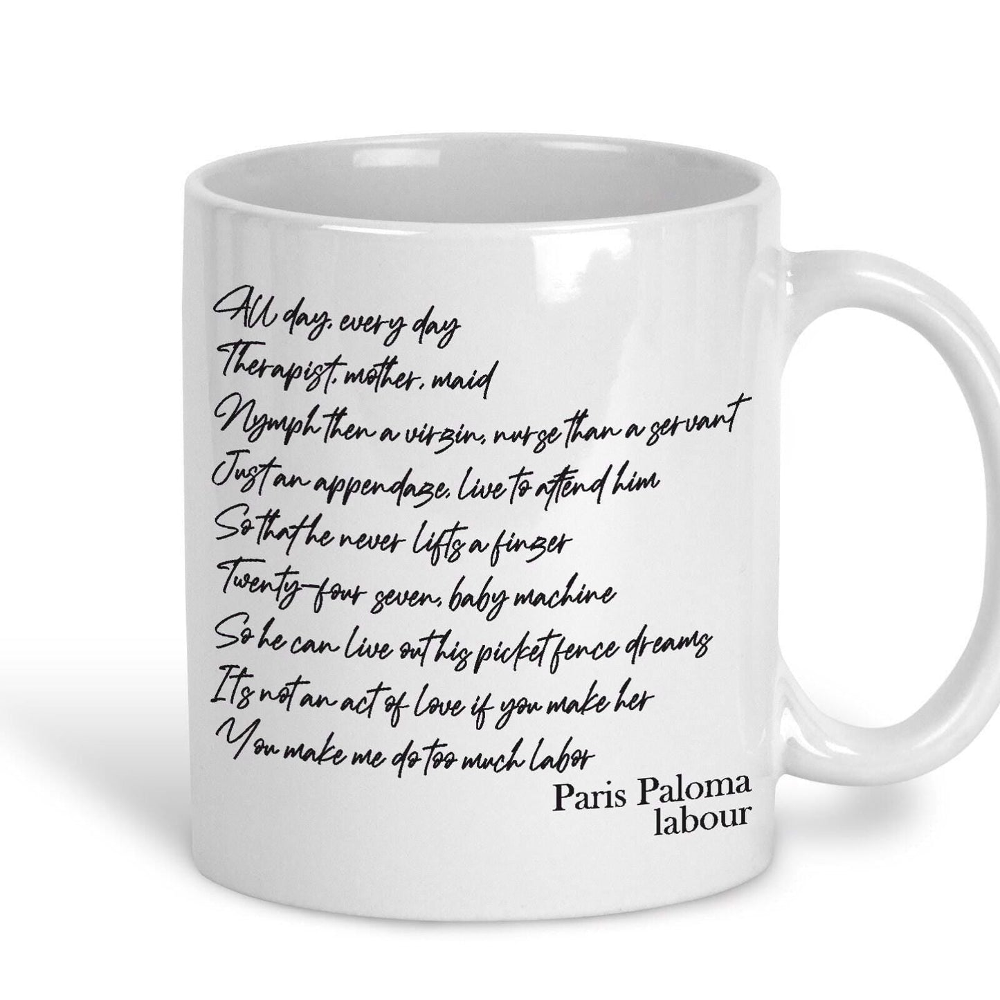 Paris Paloma Labour Ceramic Mug