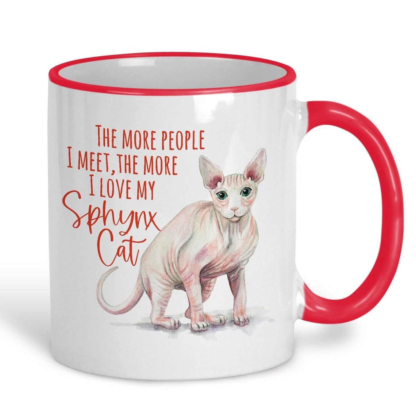 Sphynx Cat Mug Personalised
