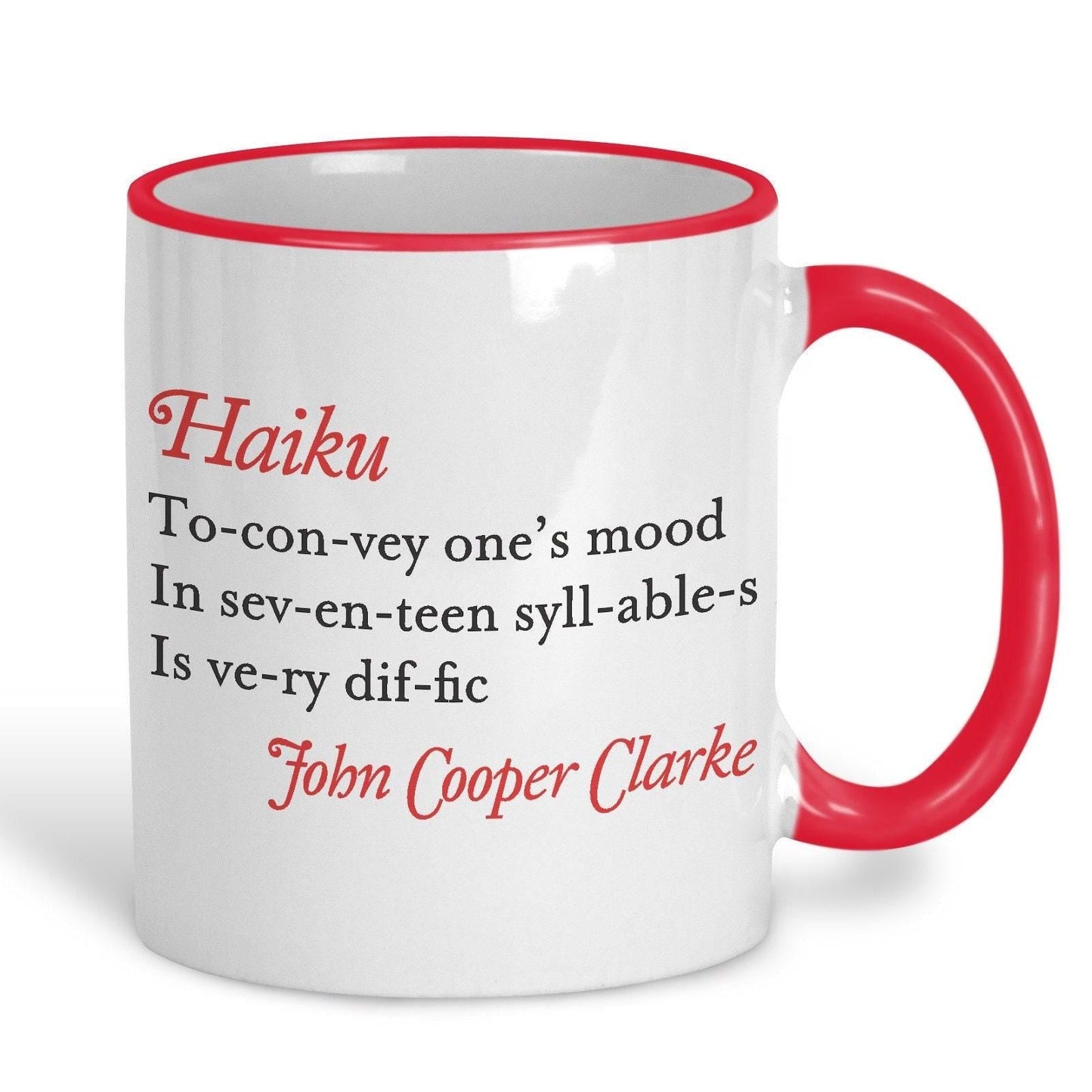 John Cooper Haiku Poetry Quote Mug