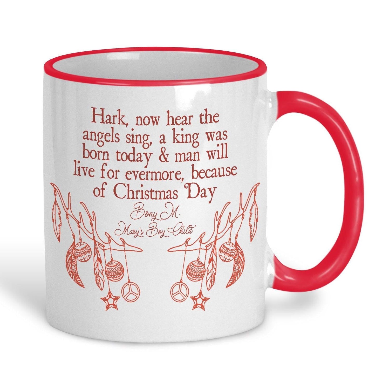 Mary's Boy Child Bony M Christmas Song Lyrics Mug