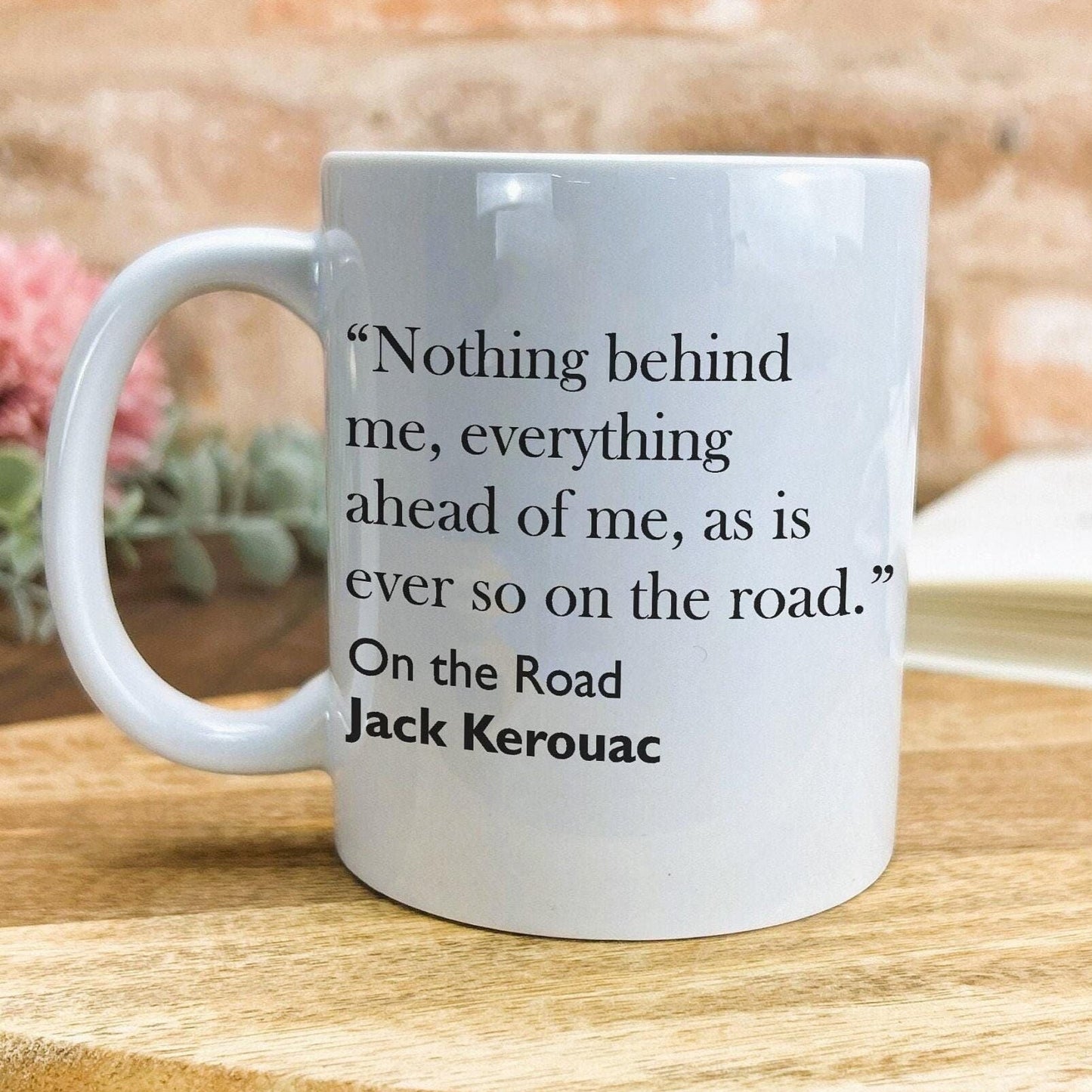 Jack Kerouac On the Road Literary Quote Mug