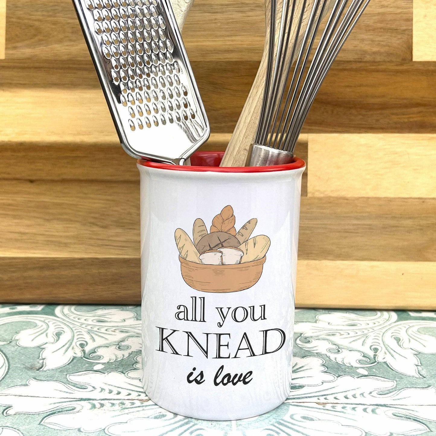 All You Knead Utensil Holder Bread Making Baker Gift