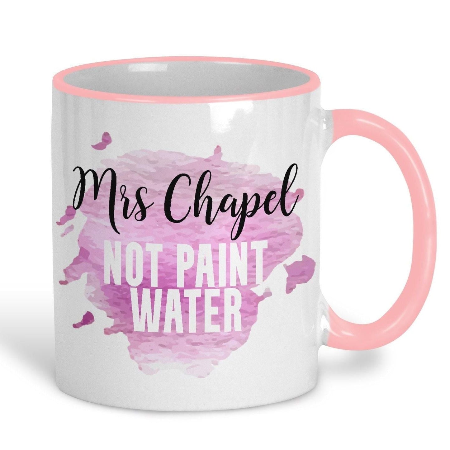 Not Paint Water Art Teacher Personalised Ceramic Mug