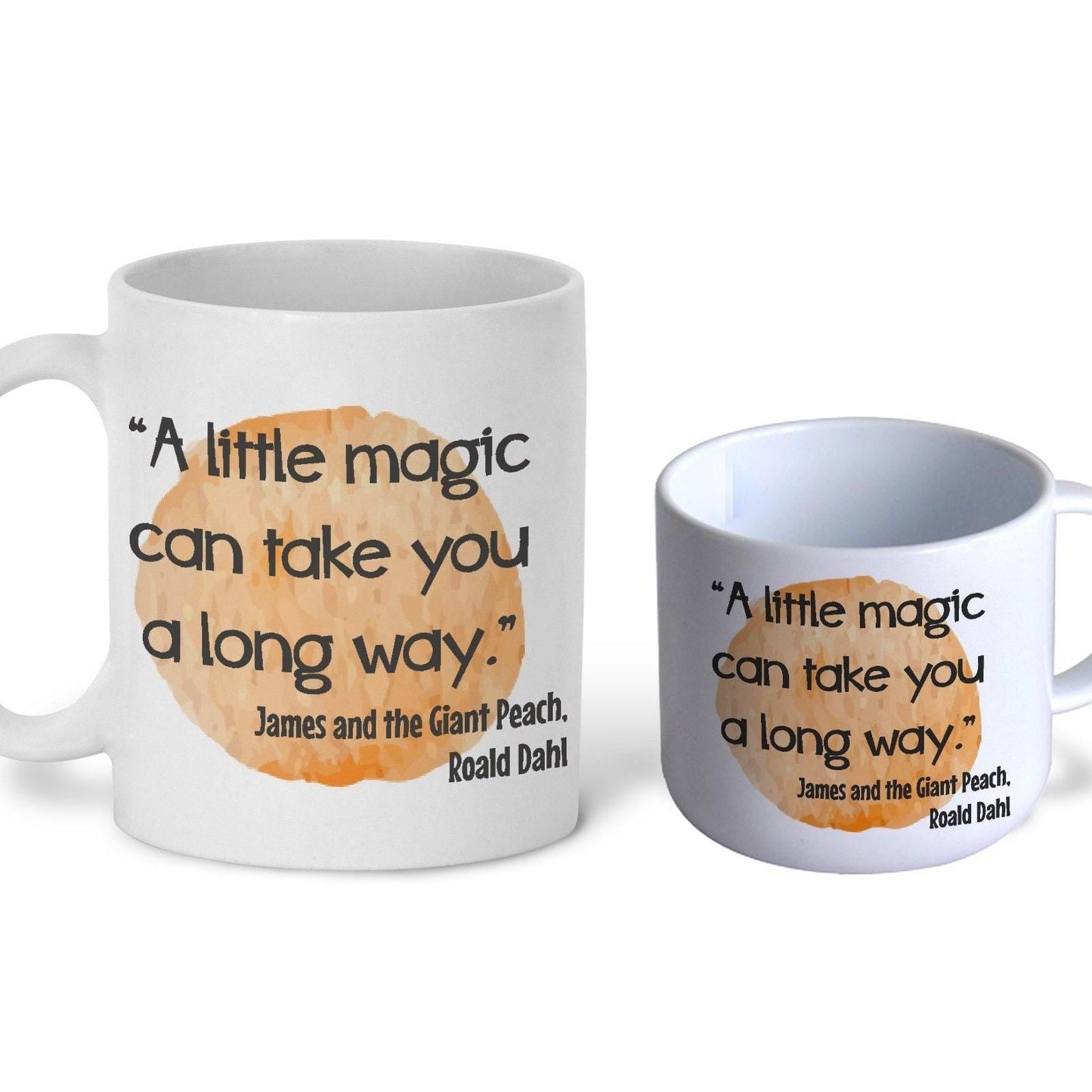 James and the Giant Peach Children's Book Quote Literature Personalised Gift Mug Polymer First Unbreakable
