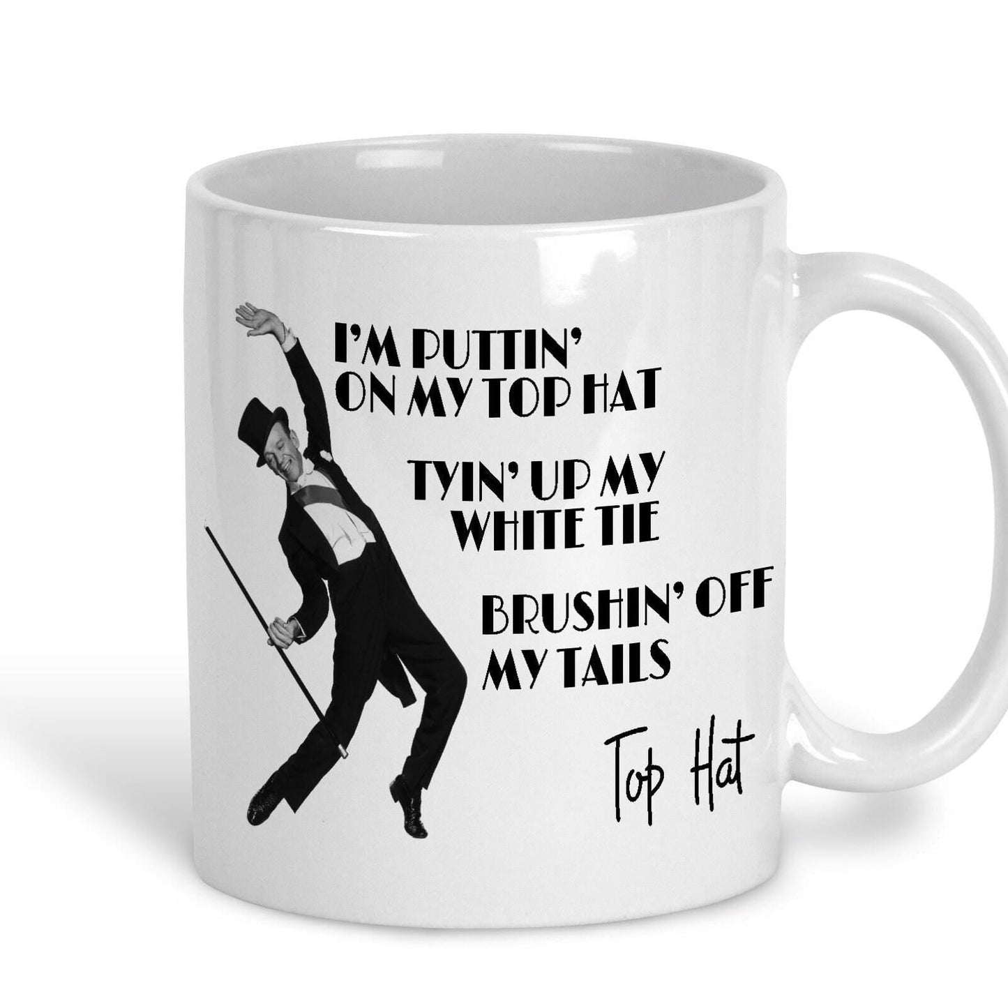 Top Hat Fred Astaire Musical Tap Dance Mug