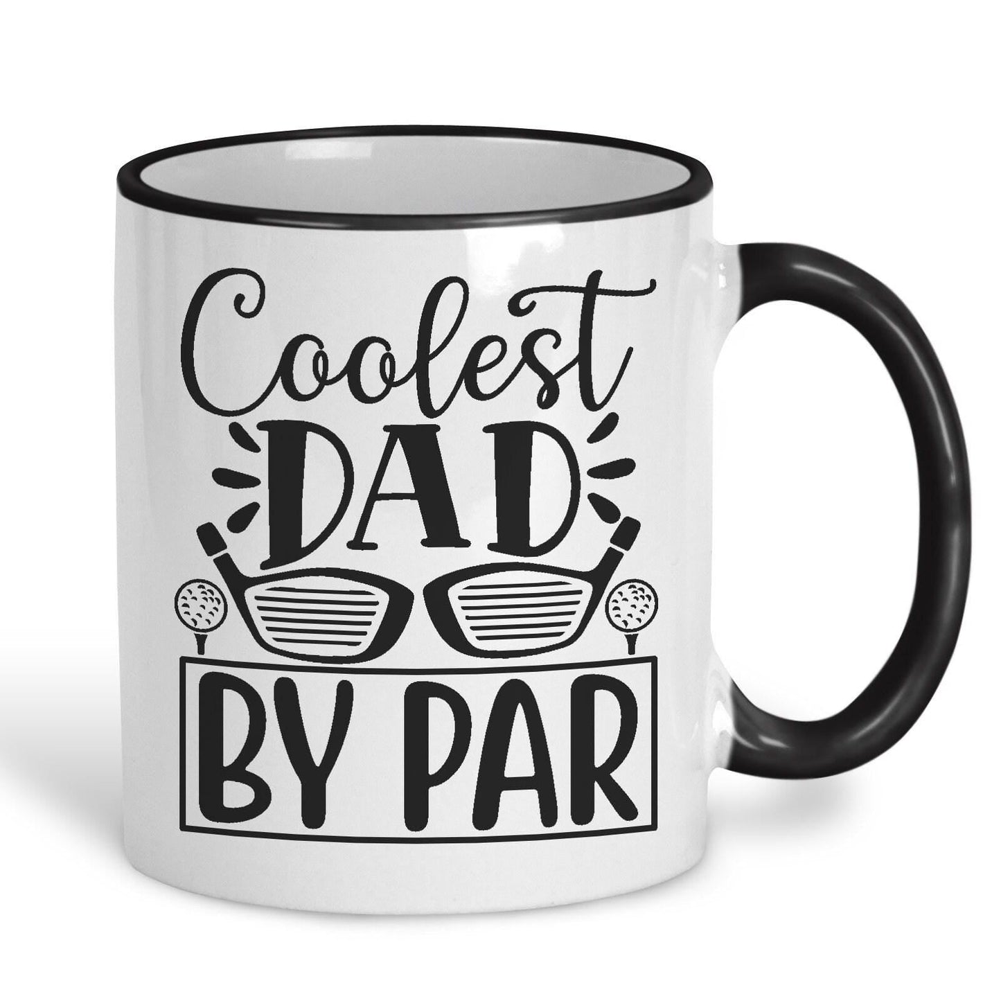 Coolest Dad By Par Father's Day Golf Joke Personalised Mug