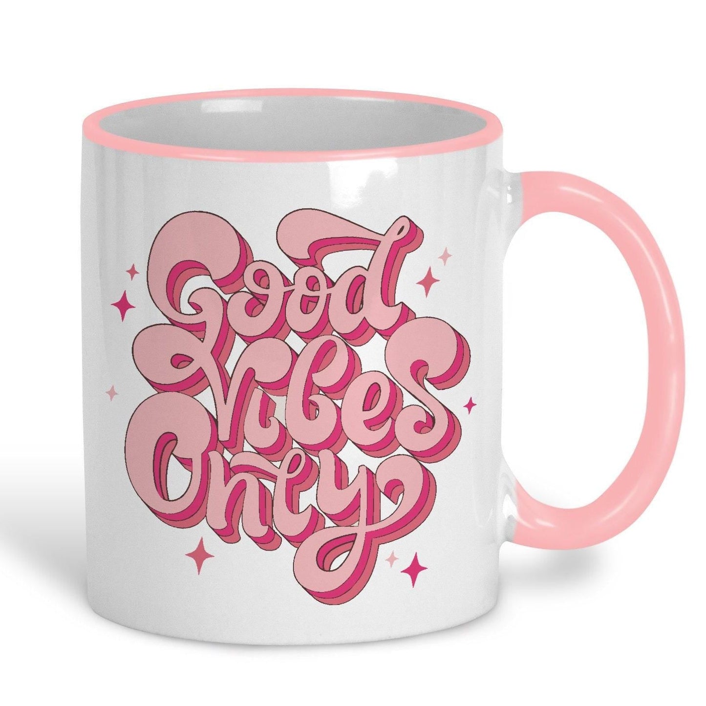 Good Vibes Only Mug Personalised Positivity