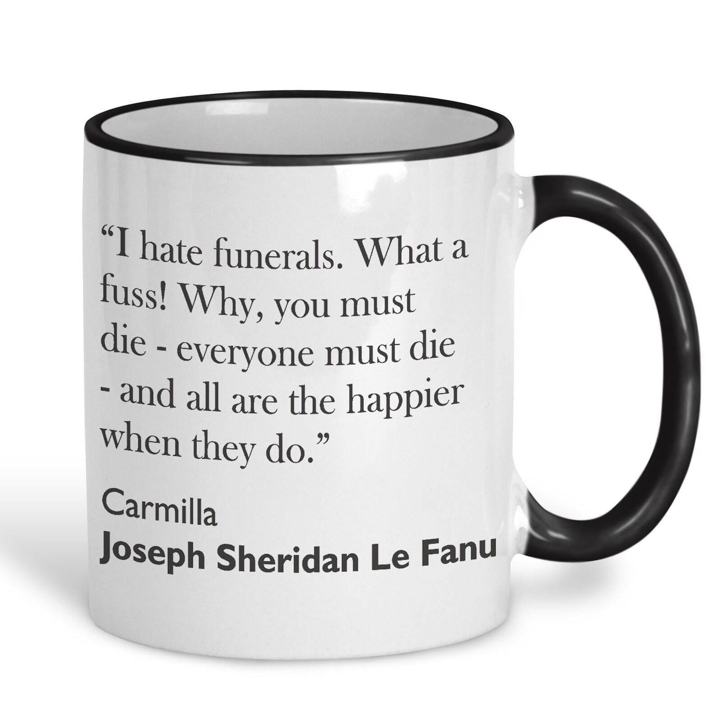 Joseph Sheridan Le Fanu Carmilla Literary Quote Mug