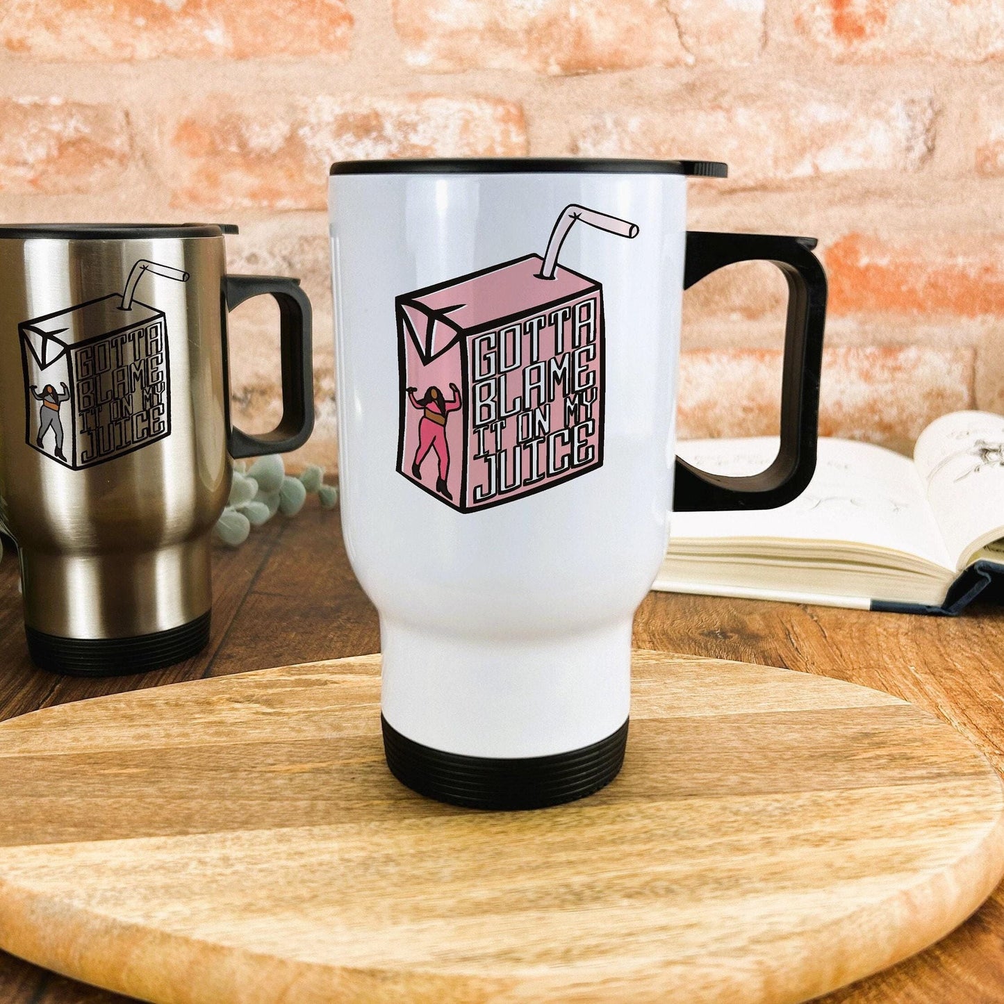 Lizzo Juice Travel Mug Song Lyrics Blame It On My Juice