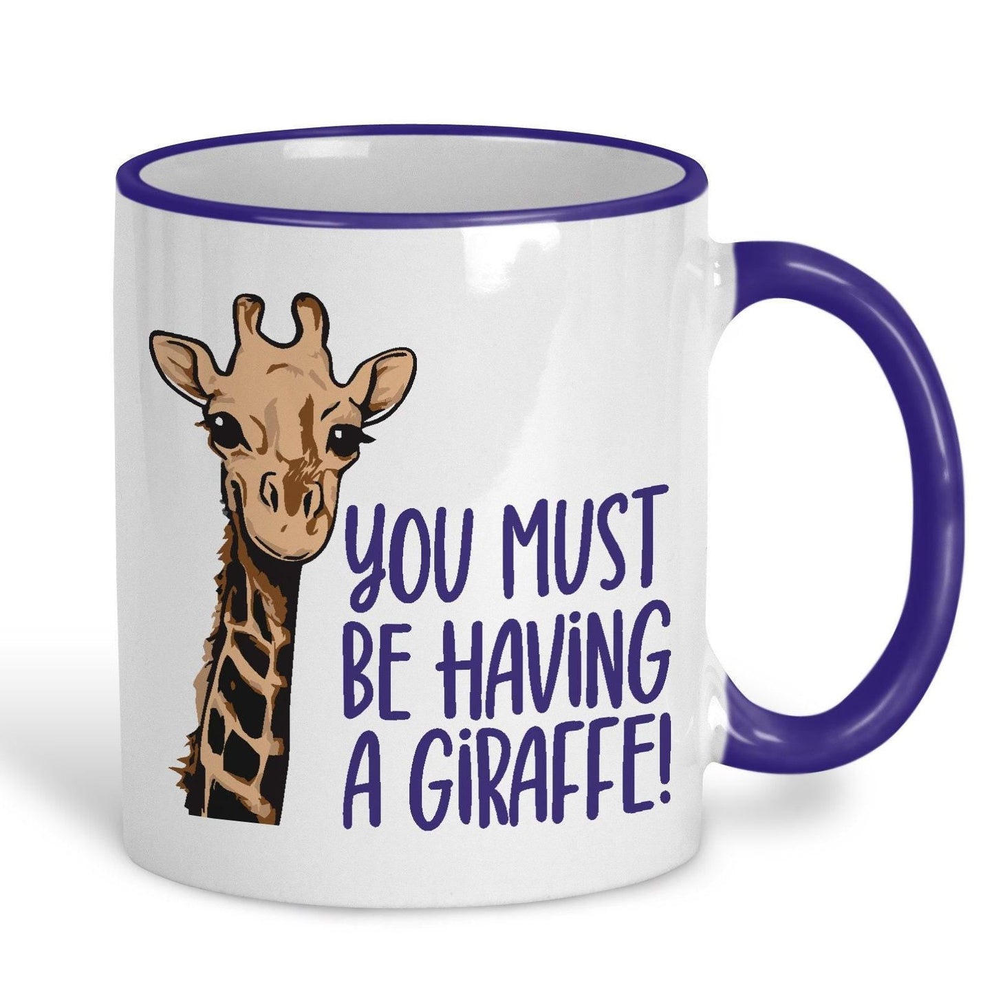 You Must Be Having A Giraffe - Cockney Rhyming Slang Dialect - Personalised Ceramic Mug