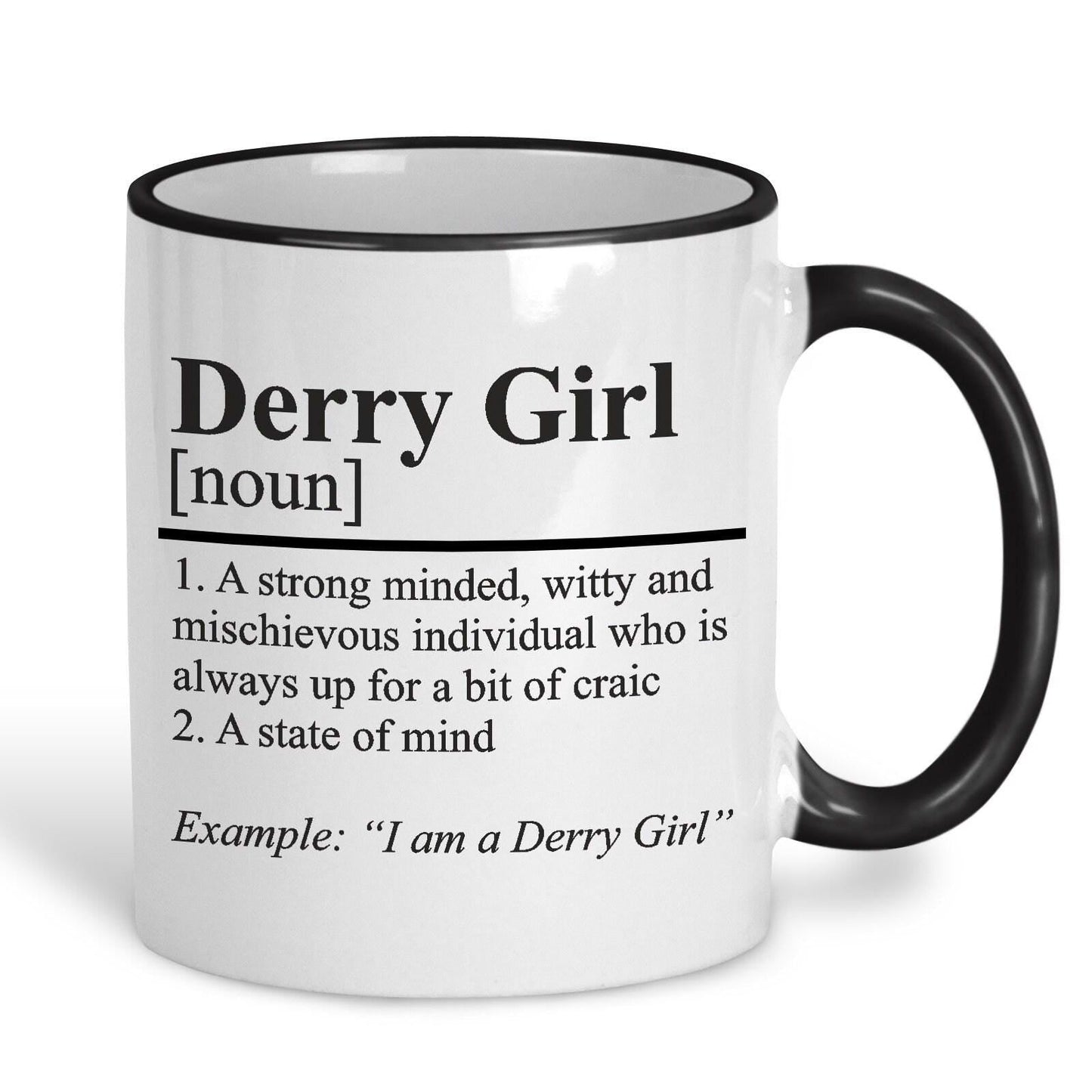 Derry Girl Definition TV Show Personalised Ceramic Mug