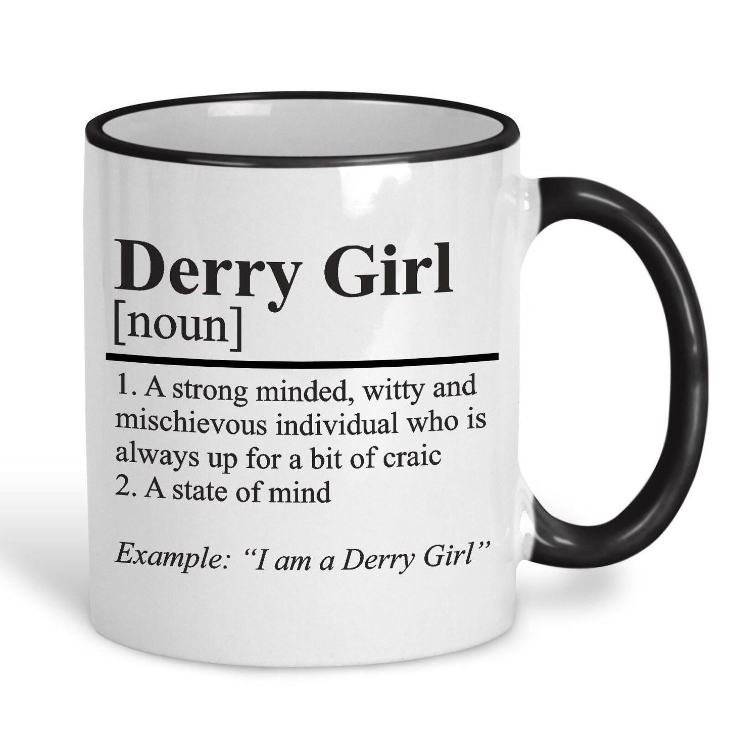 Derry Girl Definition TV Show Personalised Ceramic Mug
