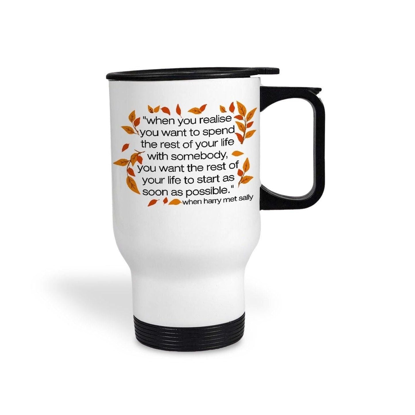 When Harry Met Sally Love Valentine's Day Travel Mug Personalised Gift