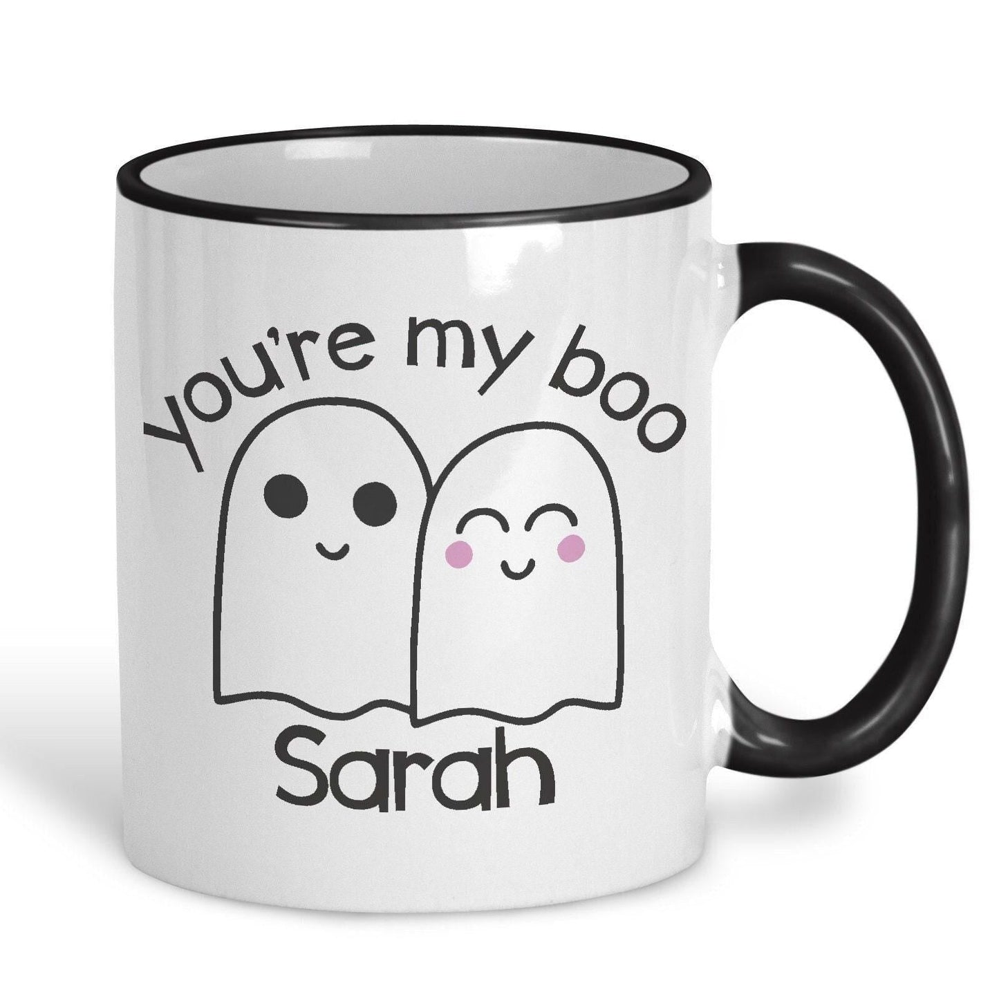 You're My Boo Spooky Ghost Love Personalised Mug Valentine's Day Boyfriend Girlfriend Gift