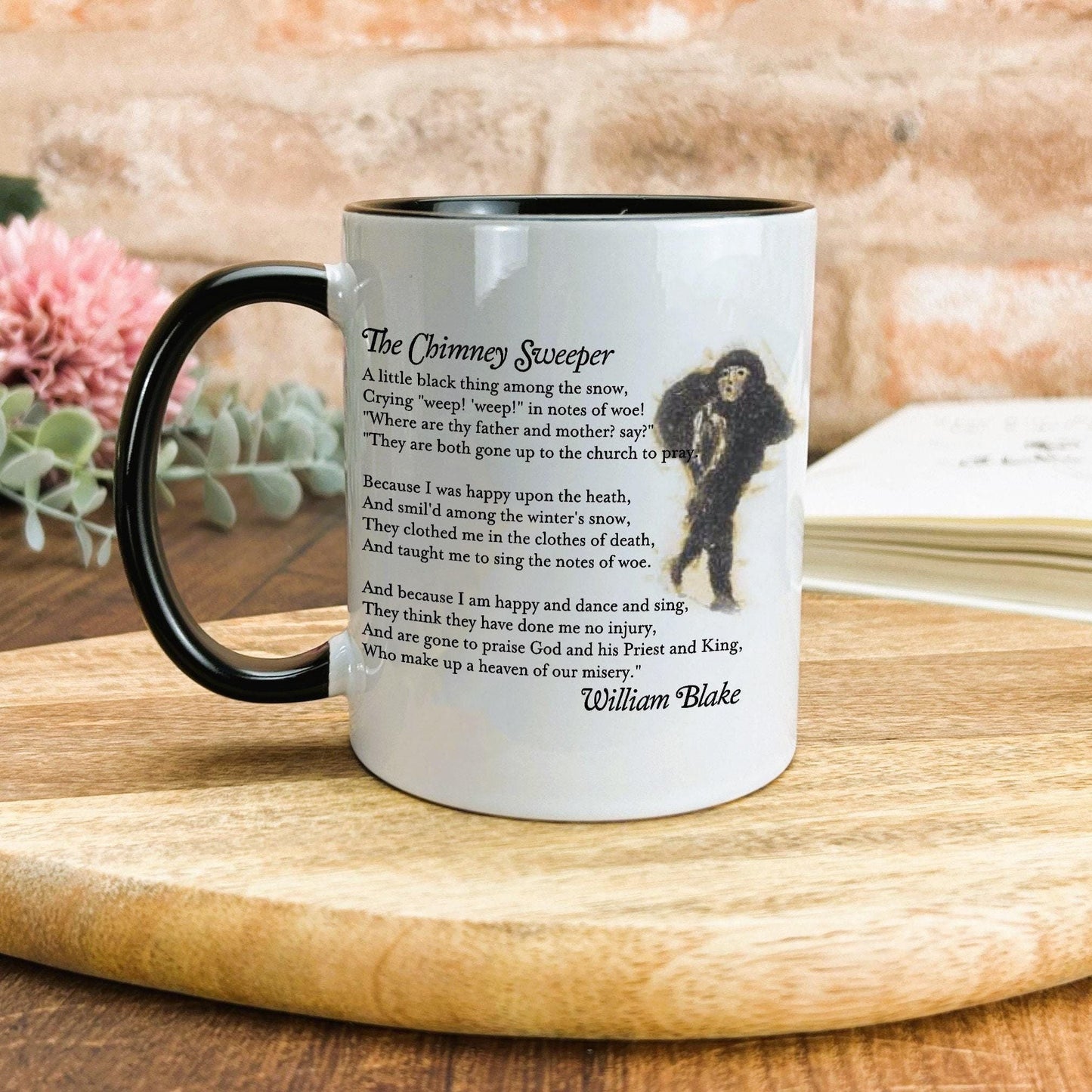 William Blake The Chimney Sweeper Poetry Quote Mug