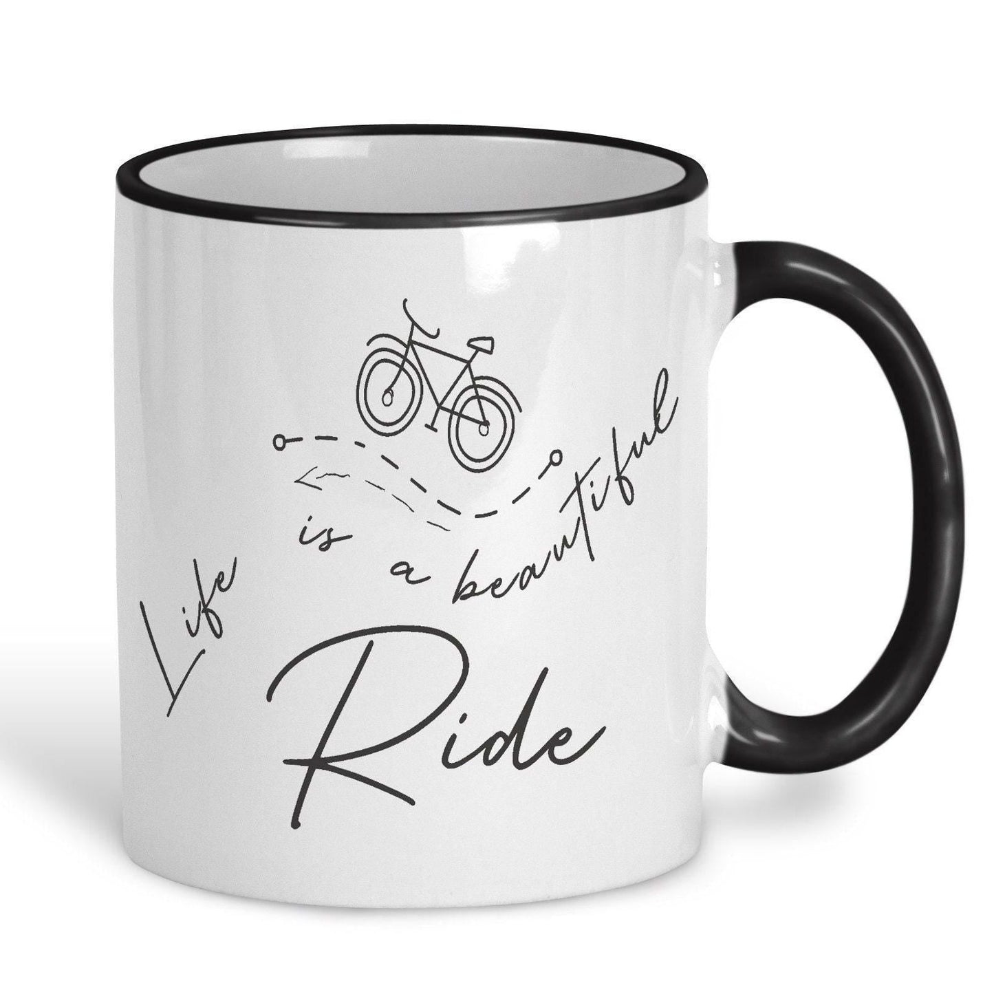 Life Is A Beautiful Ride Personalised Mug