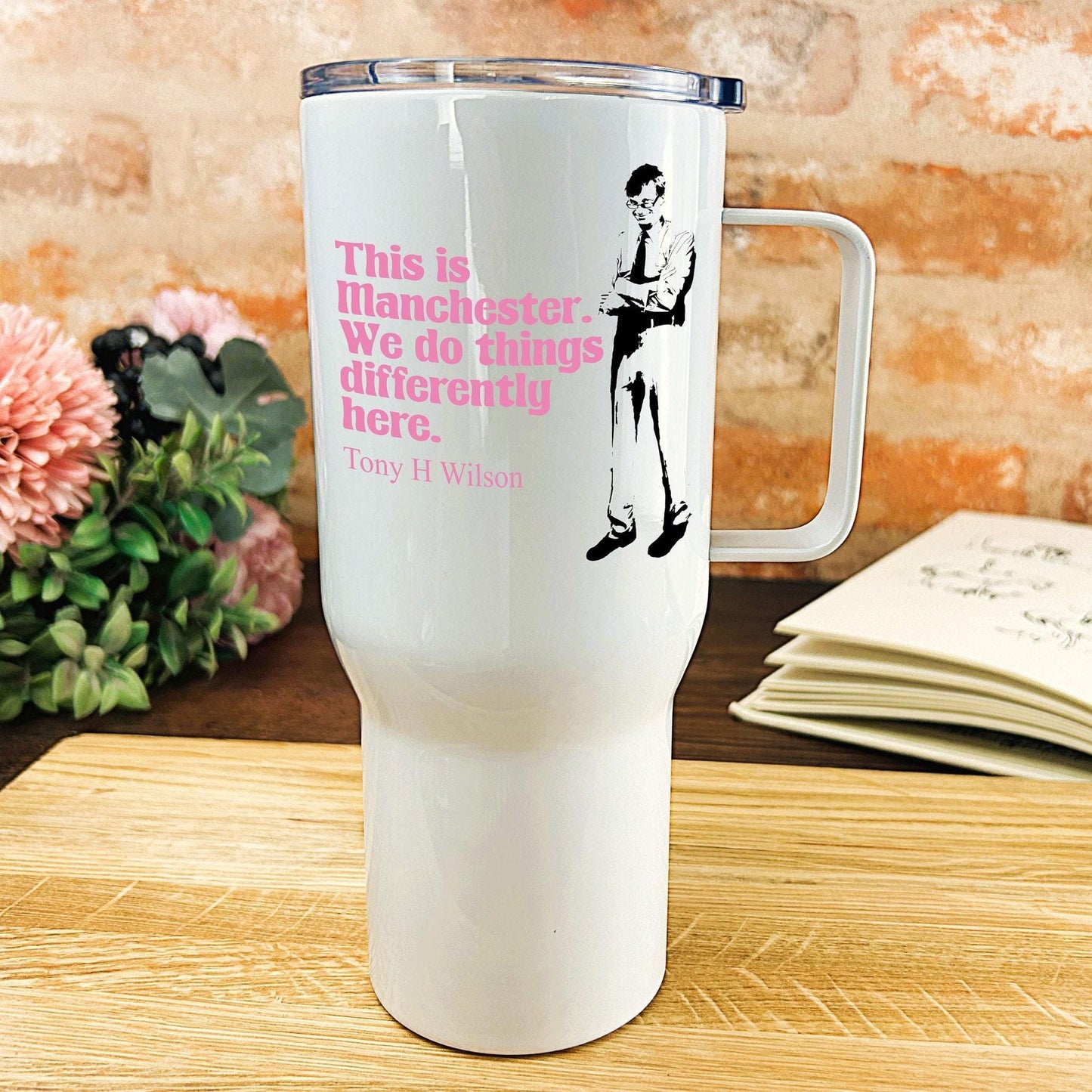 This Is Manchester Tony Wilson Quote - Personalised Travel Mug