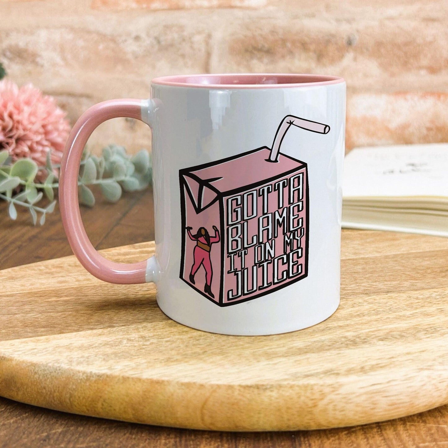 Lizzo Juice Ceramic Mug Song Lyrics Blame It On My Juice