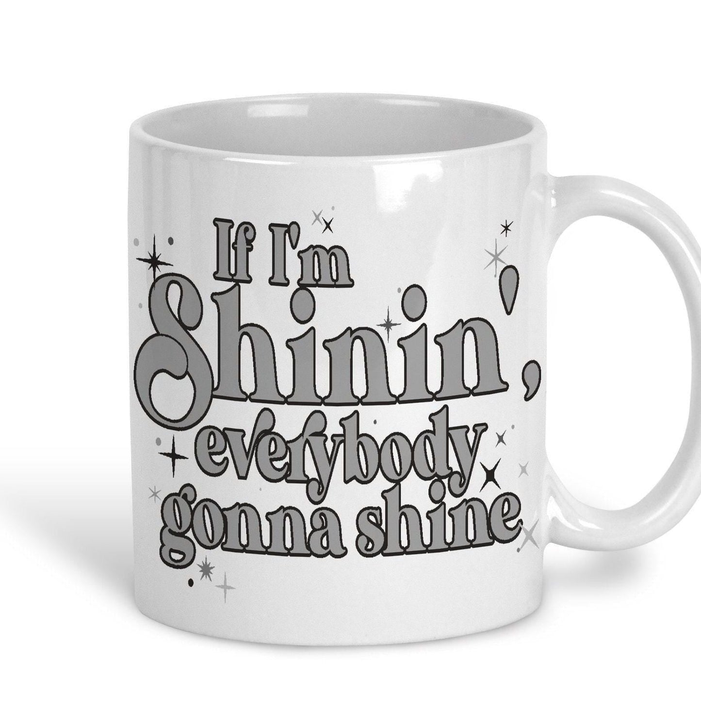 Lizzo Juice Ceramic Mug Song Lyrics If I'm Shinin Everybody Gonna Shine