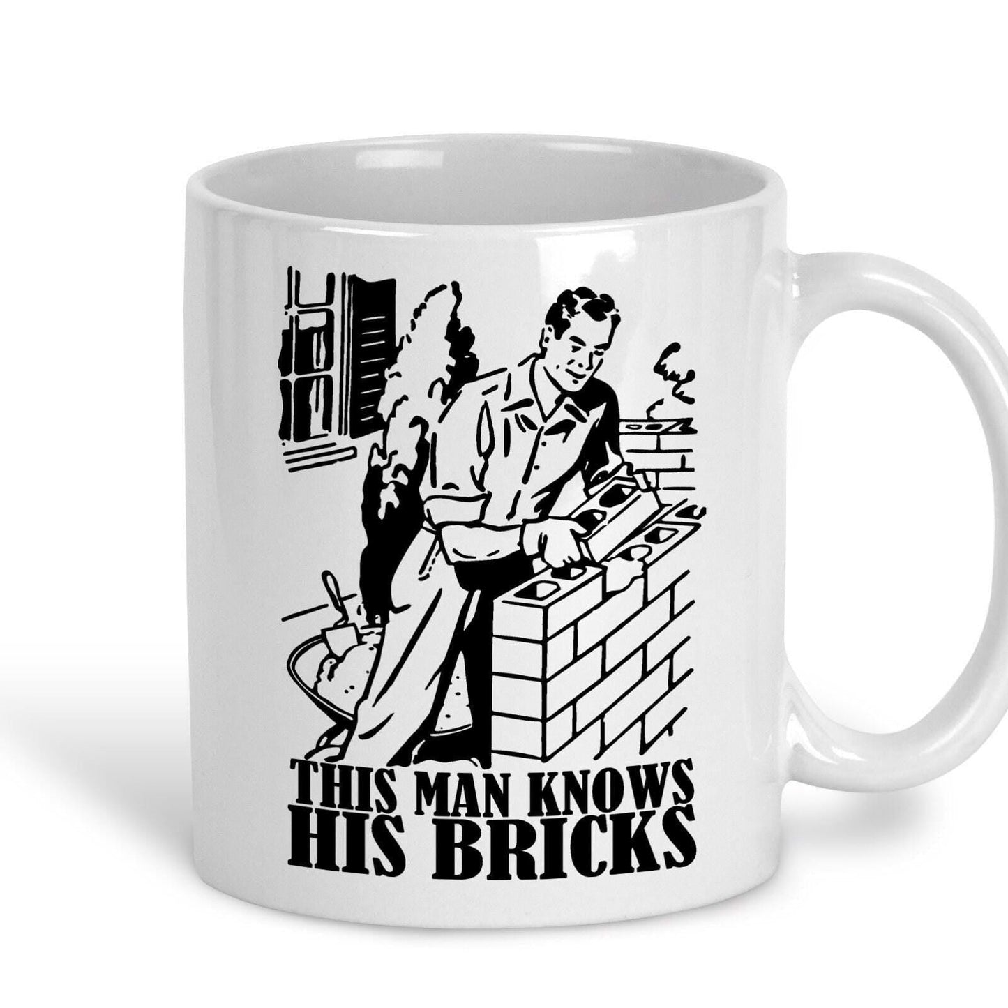 This Man Knows His Bricks Bricklayer Personalised Mug