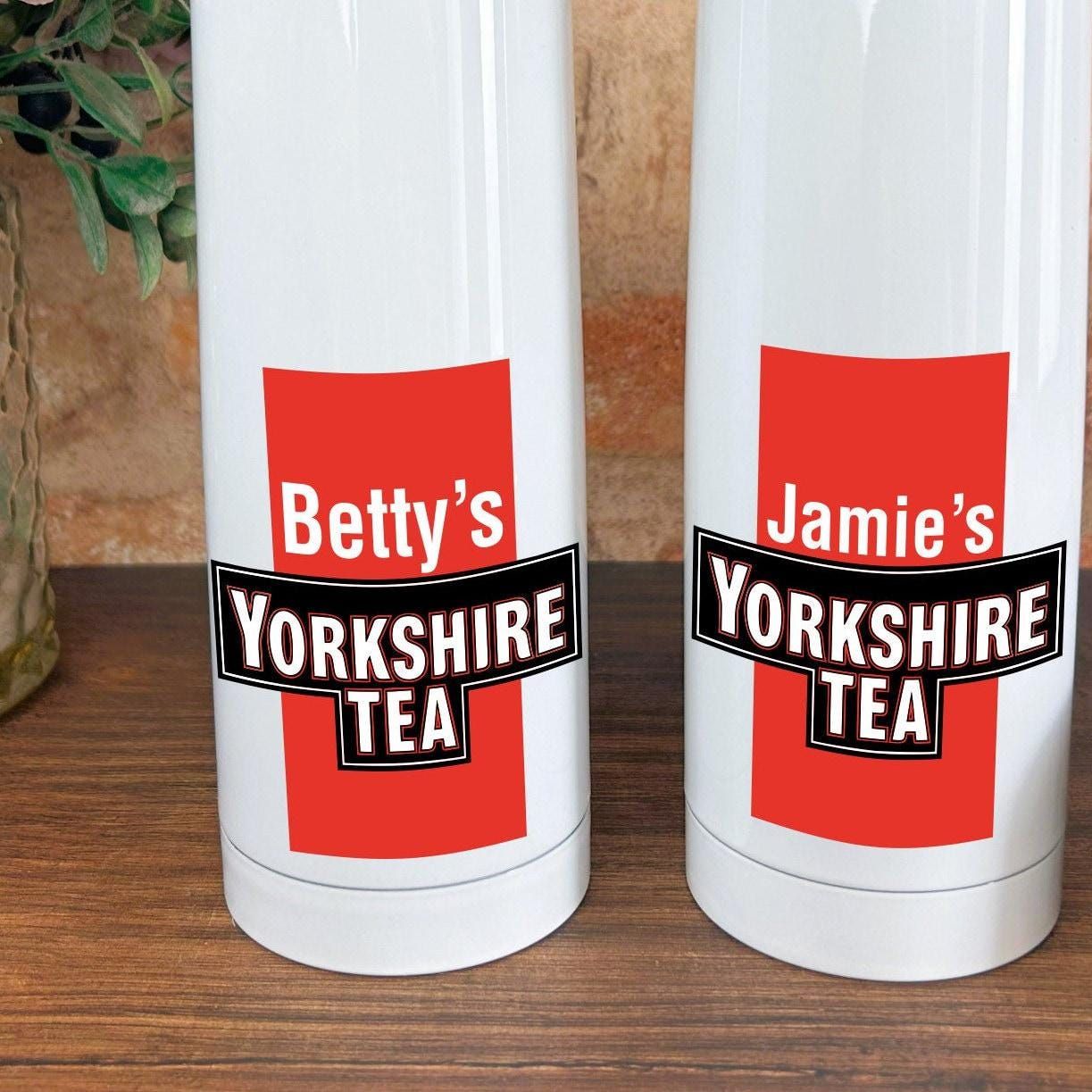 Yorkshire Tea - Personalised Vacuum Flask - Northern Regional Gift