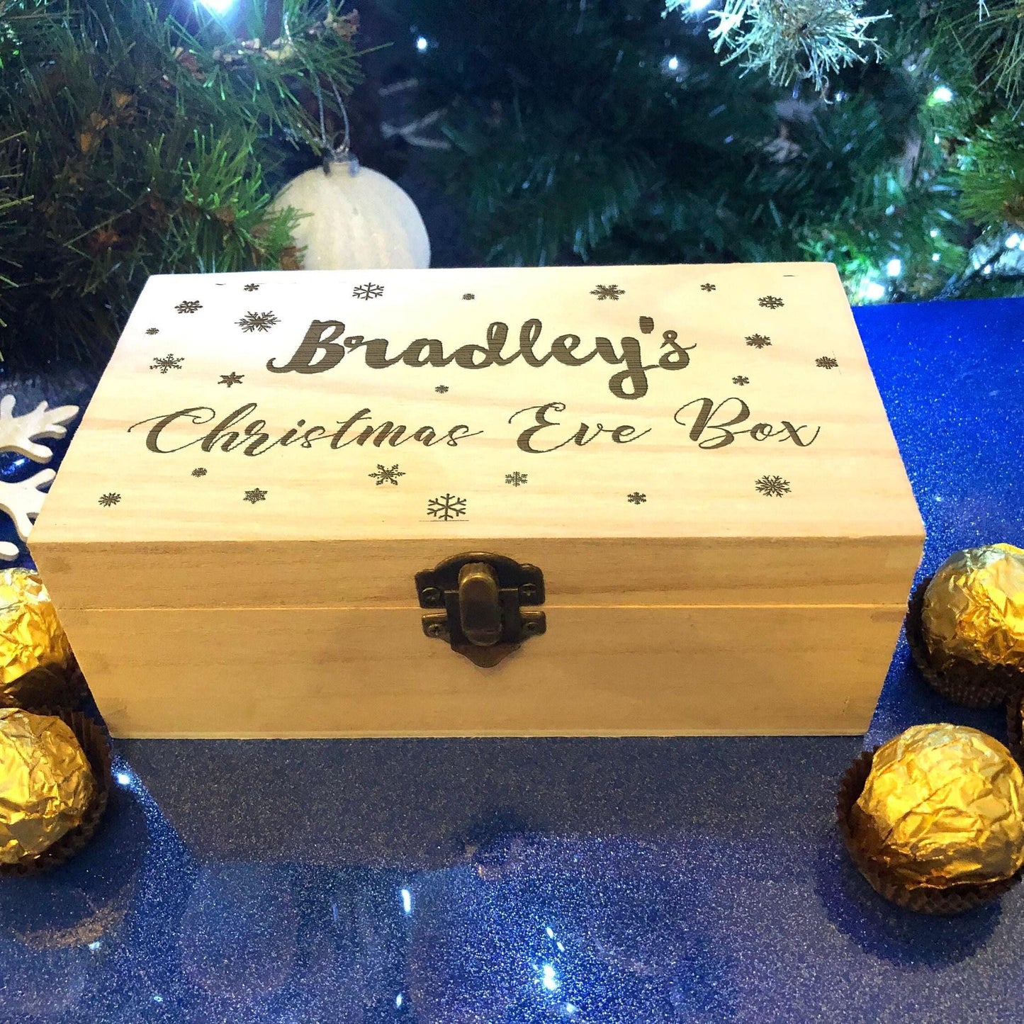 Snowflake Christmas Eve Box - Personalised XMAS Gift