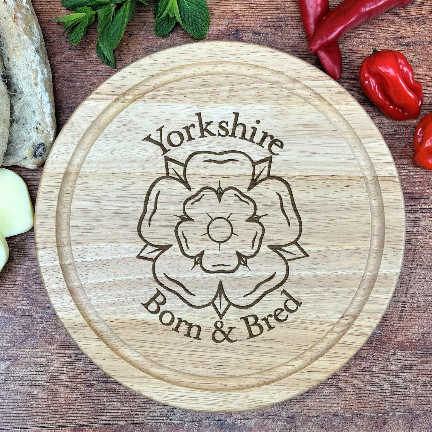 Yorkshire Born and Bred - Chopping Board