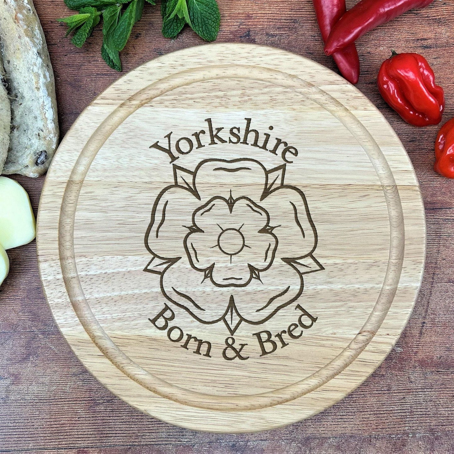 Yorkshire Born and Bred - Chopping Board