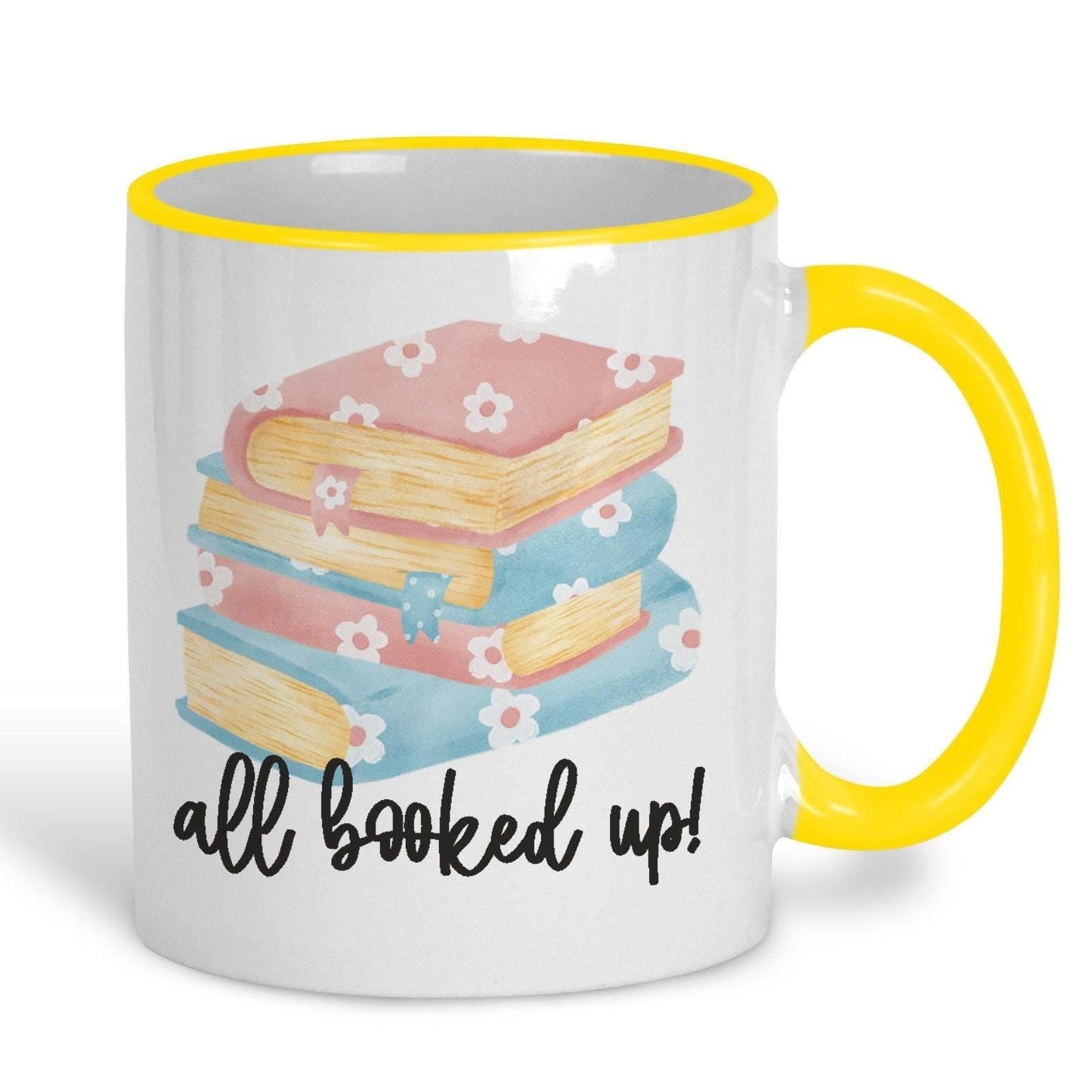All Booked Up Personalised Reader's Ceramic Mug