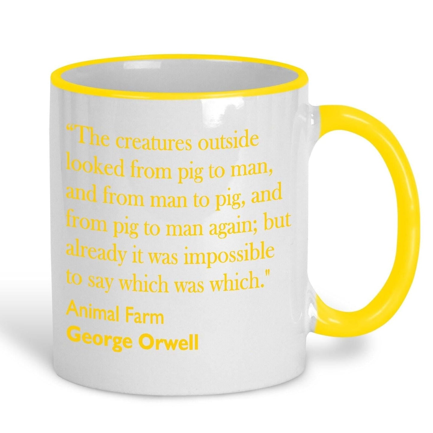 George Orwell Animal Farm Literary Quote Mug
