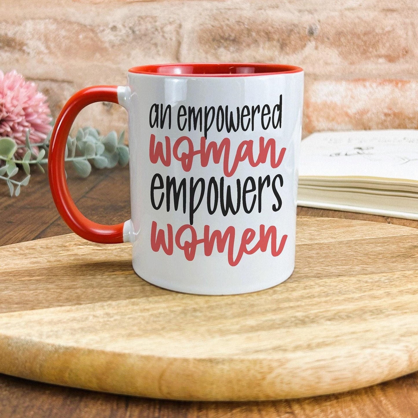An Empowered Woman Inspires Women Personalised Mug