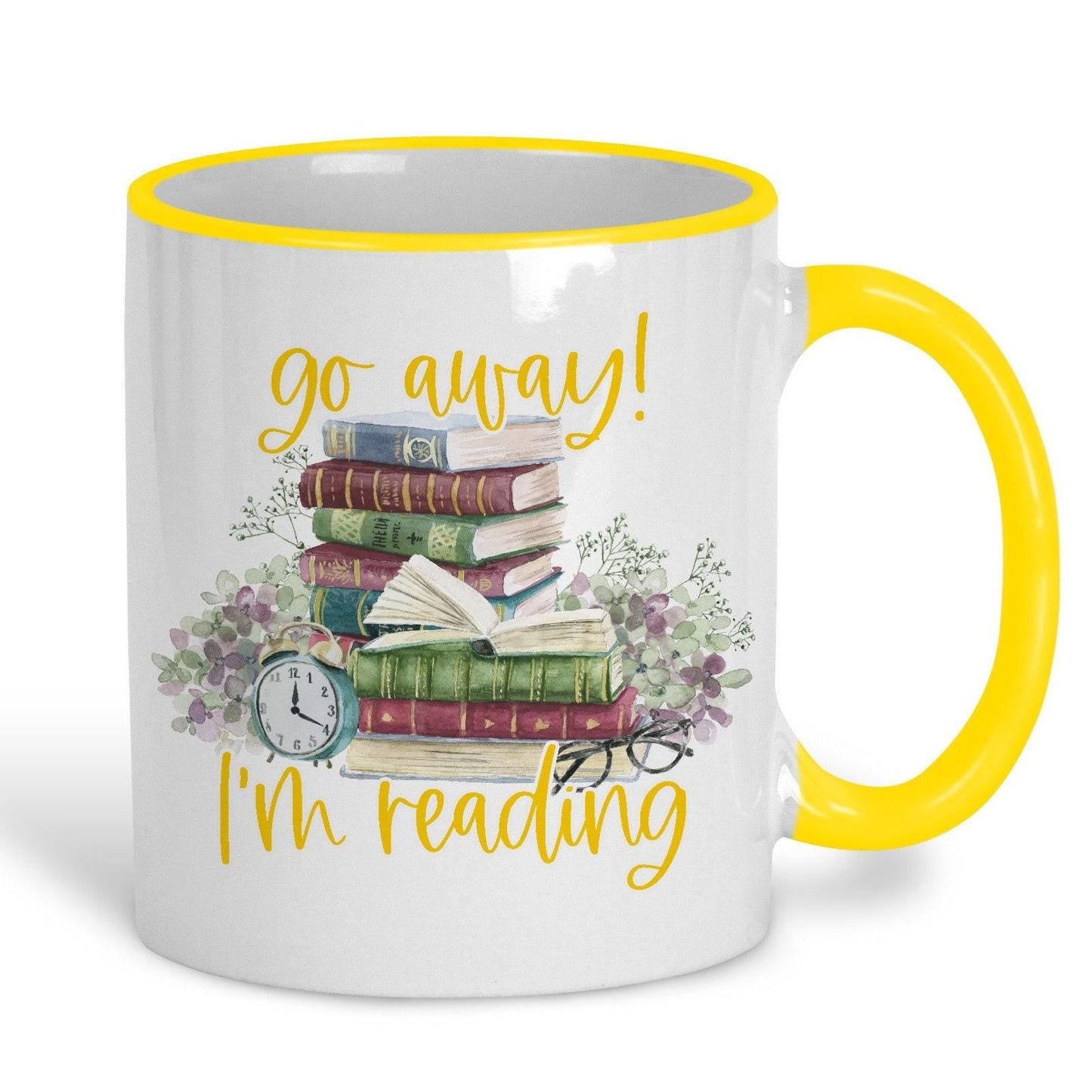Go Away I'm Reading Mug
