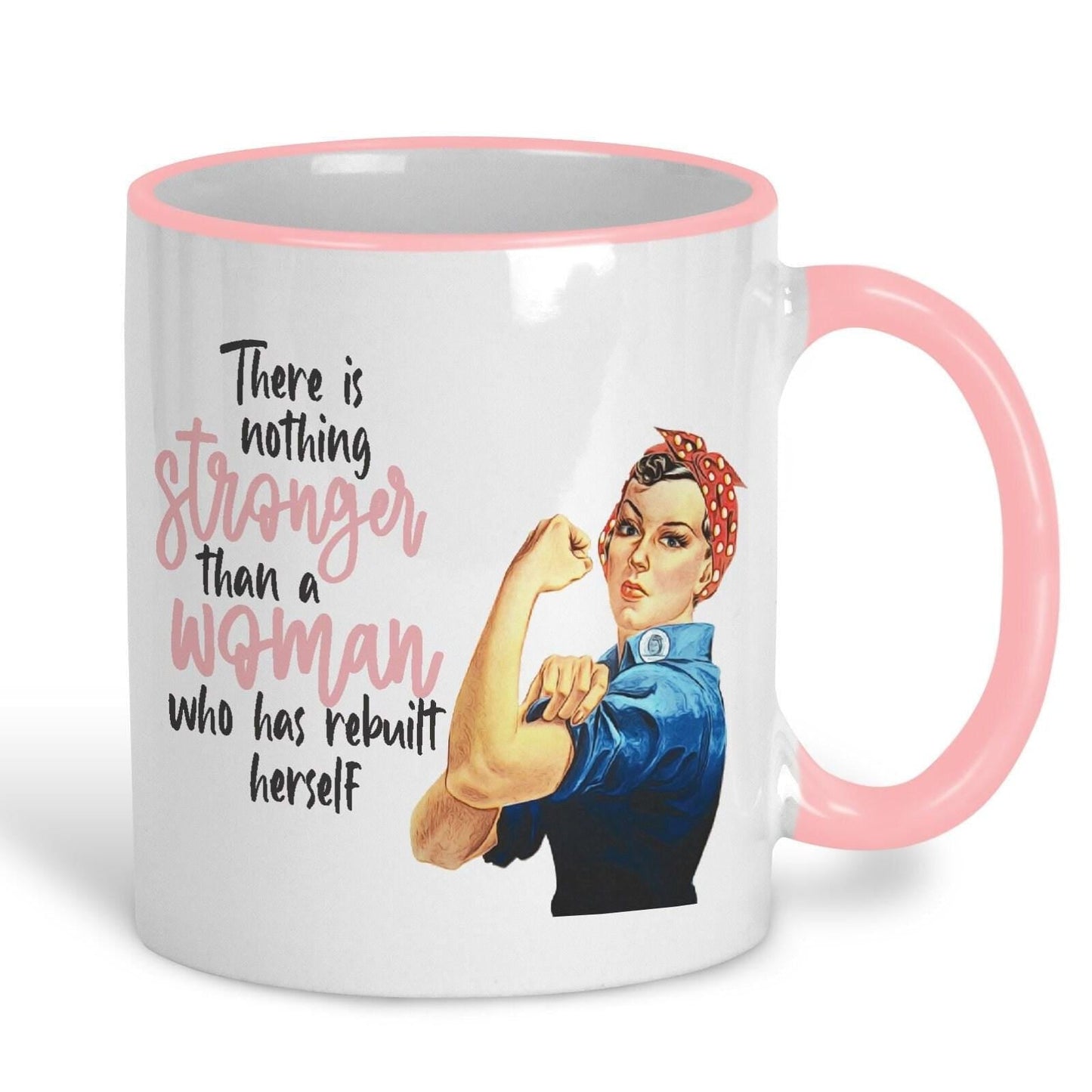Nothing Stronger than a Woman We Can Do It Personalised Positivity Ceramic Mug