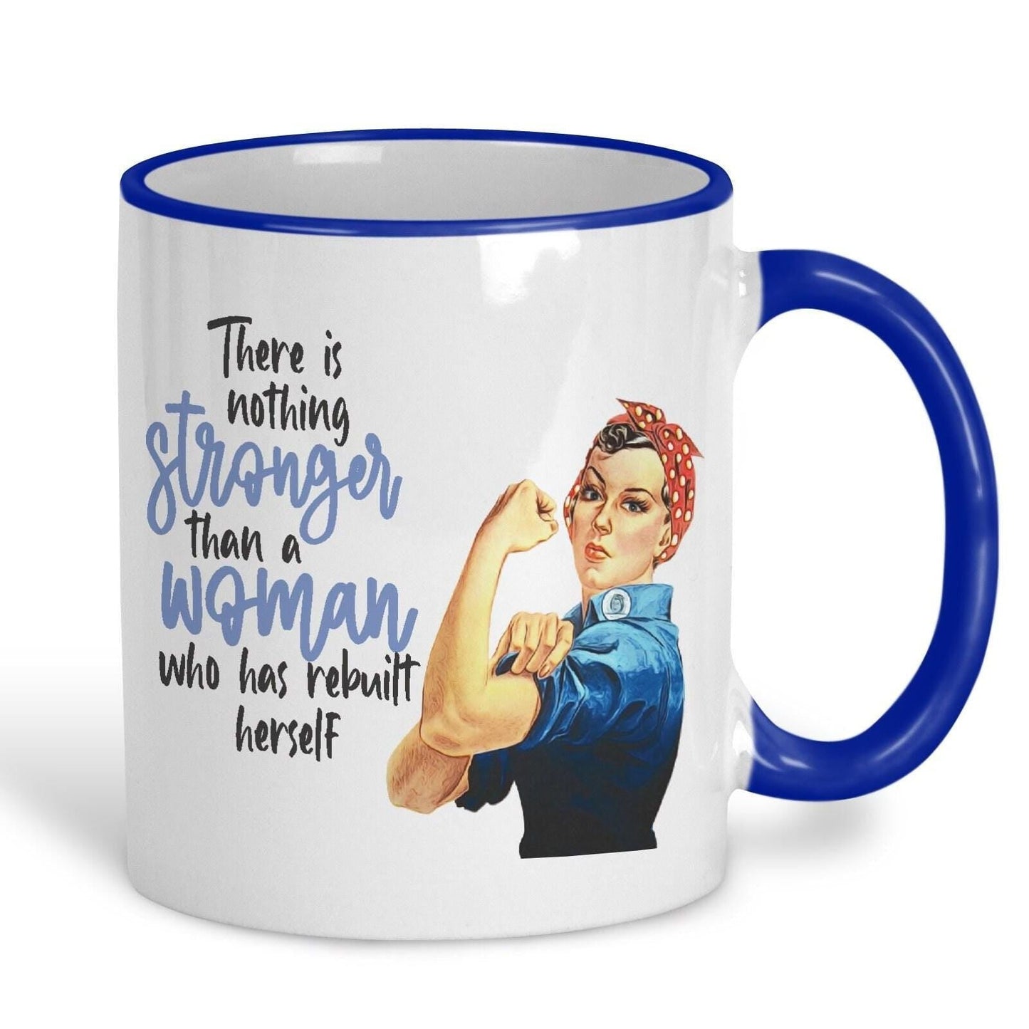 Nothing Stronger than a Woman We Can Do It Personalised Positivity Ceramic Mug