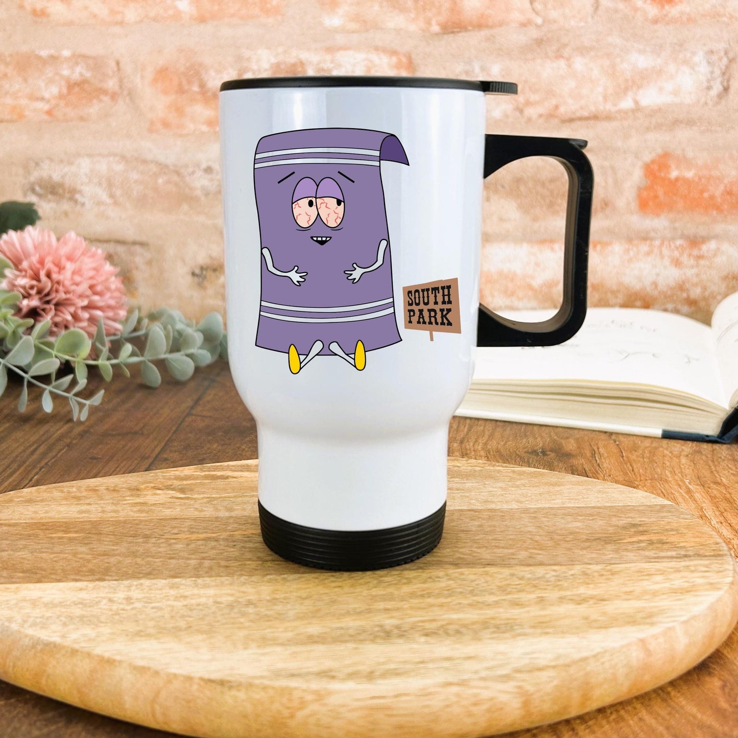 Towelie South Park Character Personalised Travel Mug