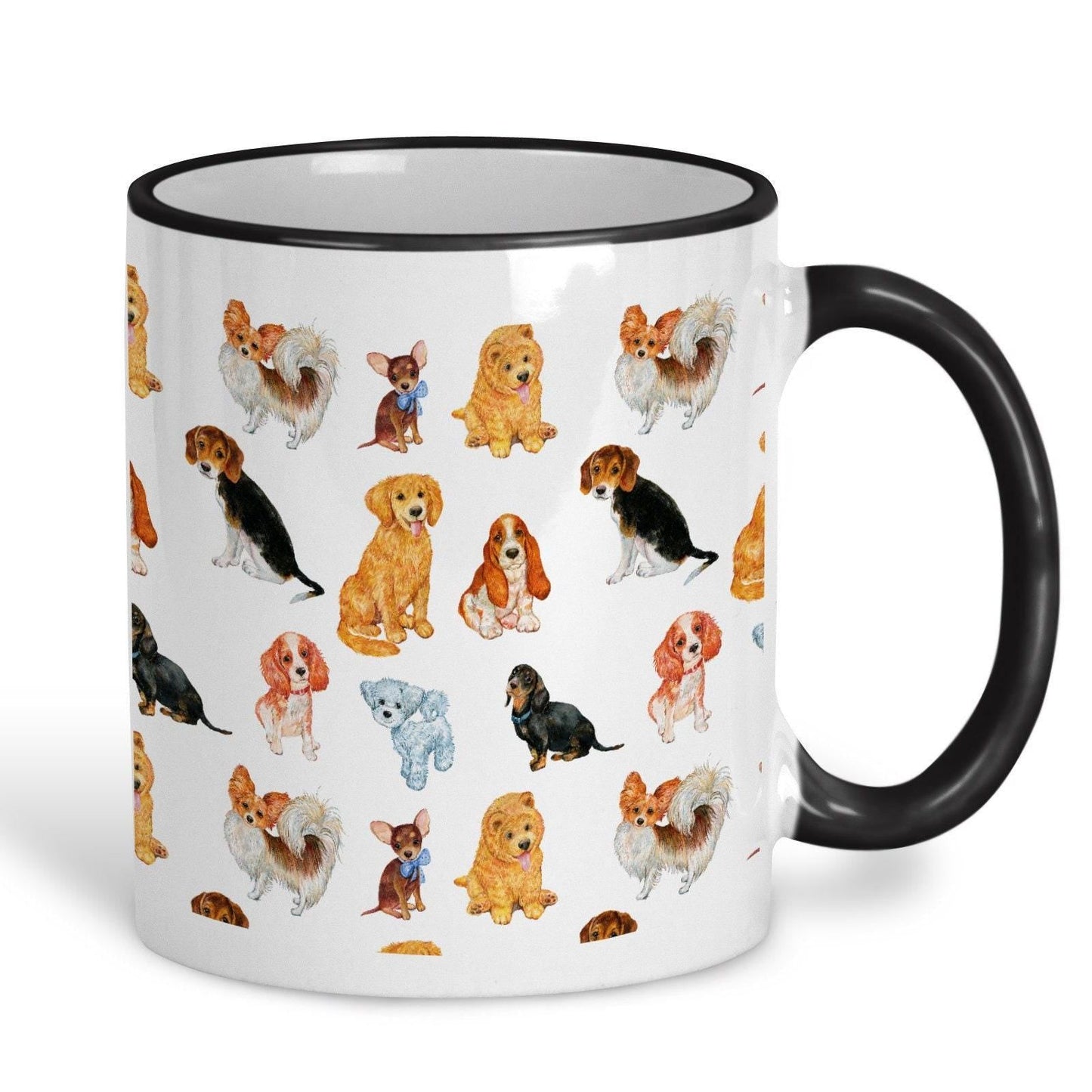 Dog Pattern Mug Personalised