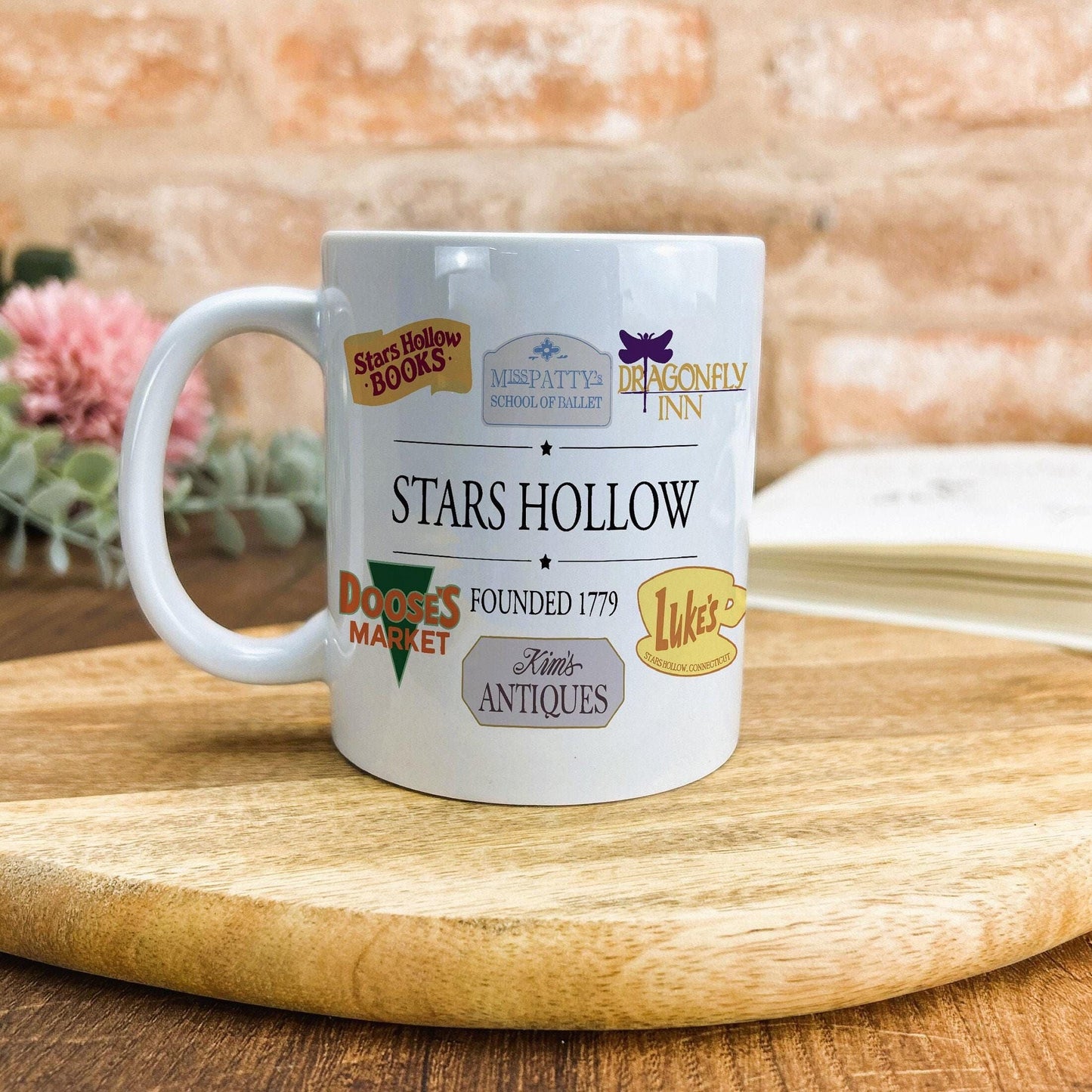 Stars Hollow Business Signs Gilmore Girls TV Show Ceramic Mug