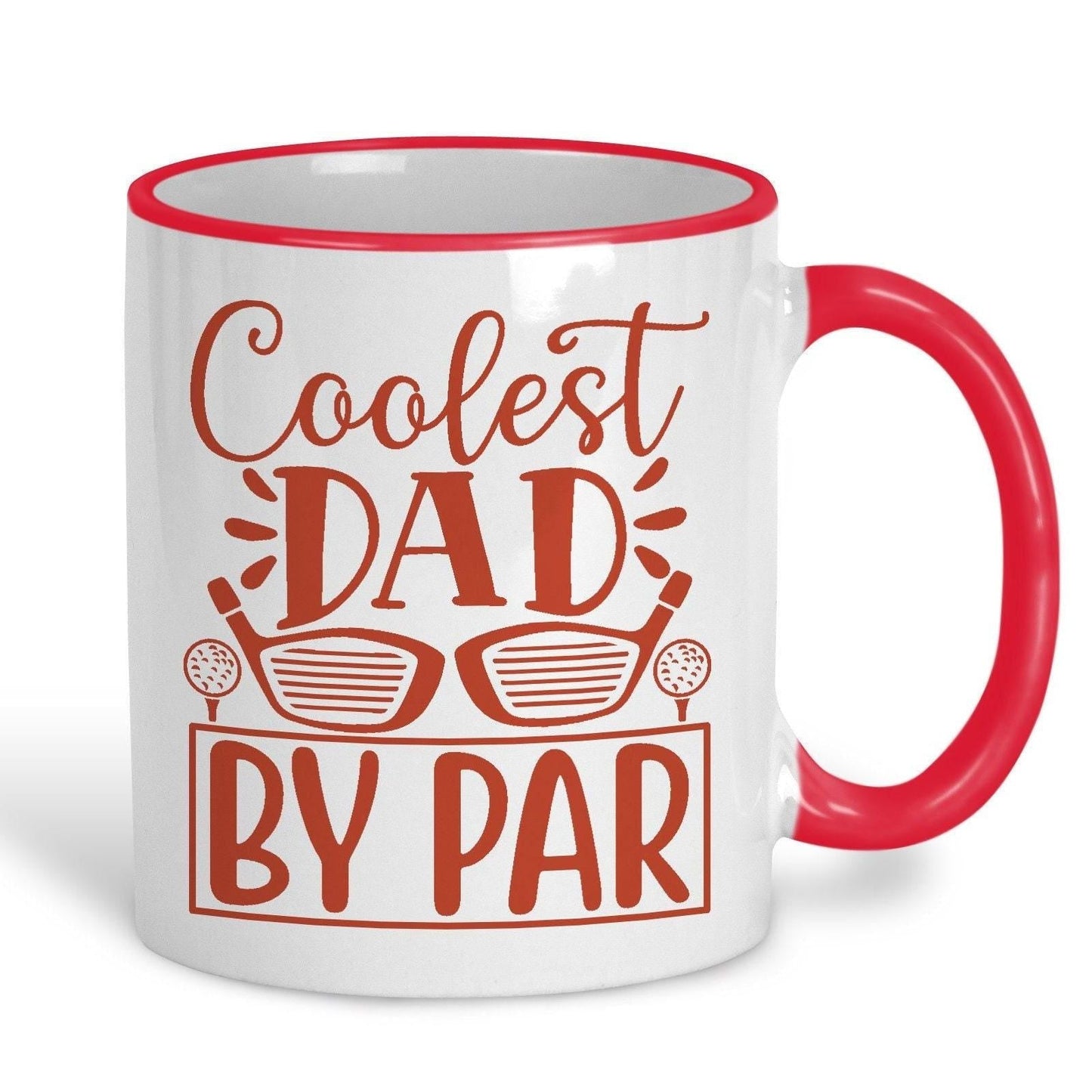Coolest Dad By Par Father's Day Golf Joke Personalised Mug