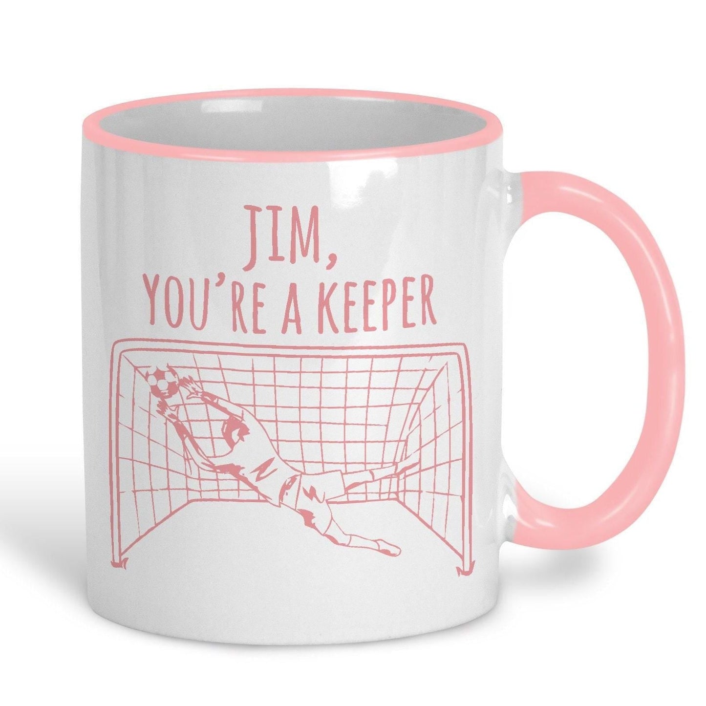 You're A Keeper Football Pun Funny Personalised Mug Valentine's Day Boyfriend Girlfriend Gift Partner