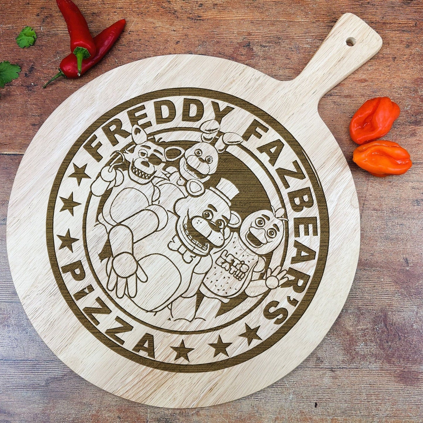 Five Nights At Freddy's FNAF Horror Movie - Fazbear's Pizza Paddle Board