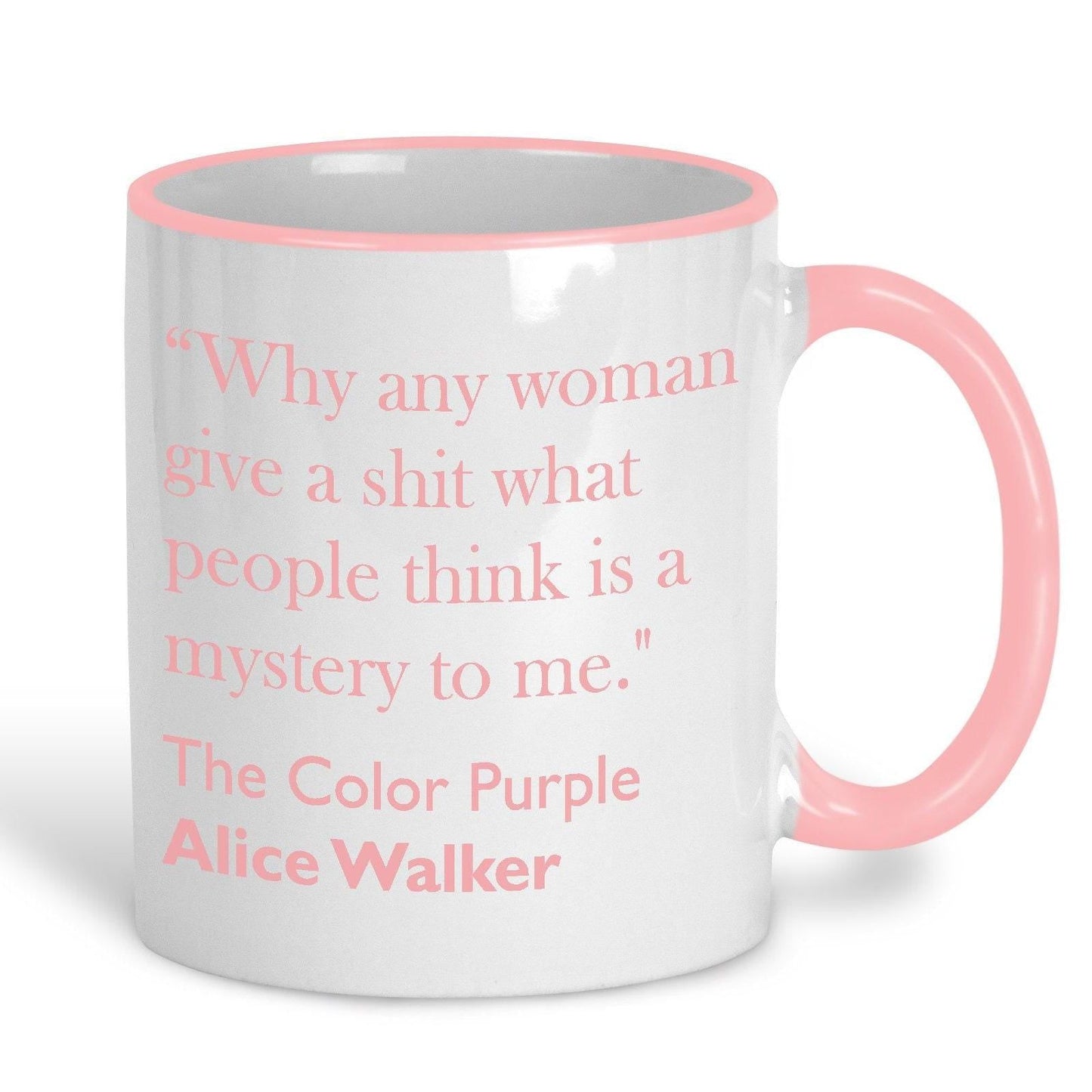 Alice Walker The Color Purple Literary Quote Mug