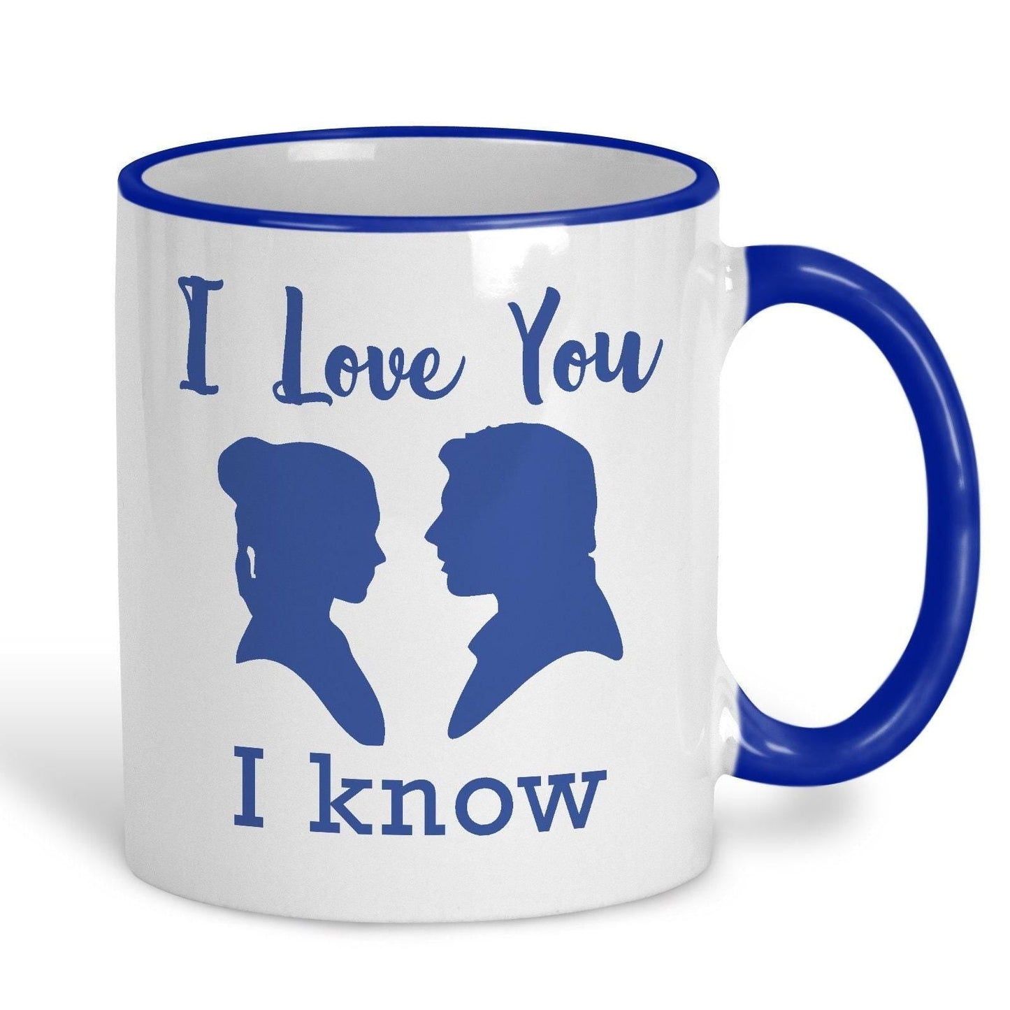 I Love You I Know Hans Solo Princess Leia Star Wars Personalised Mug