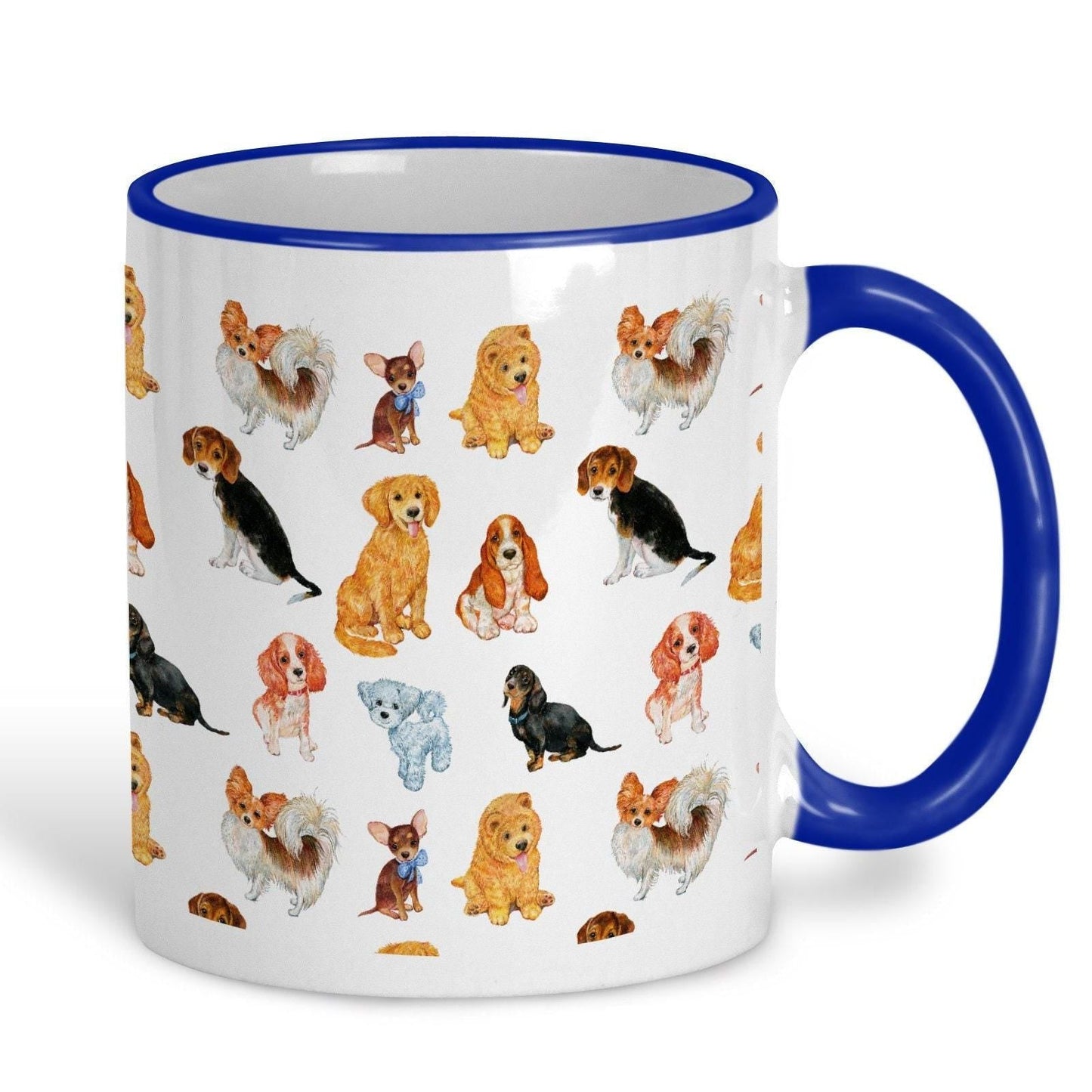 Dog Pattern Mug Personalised