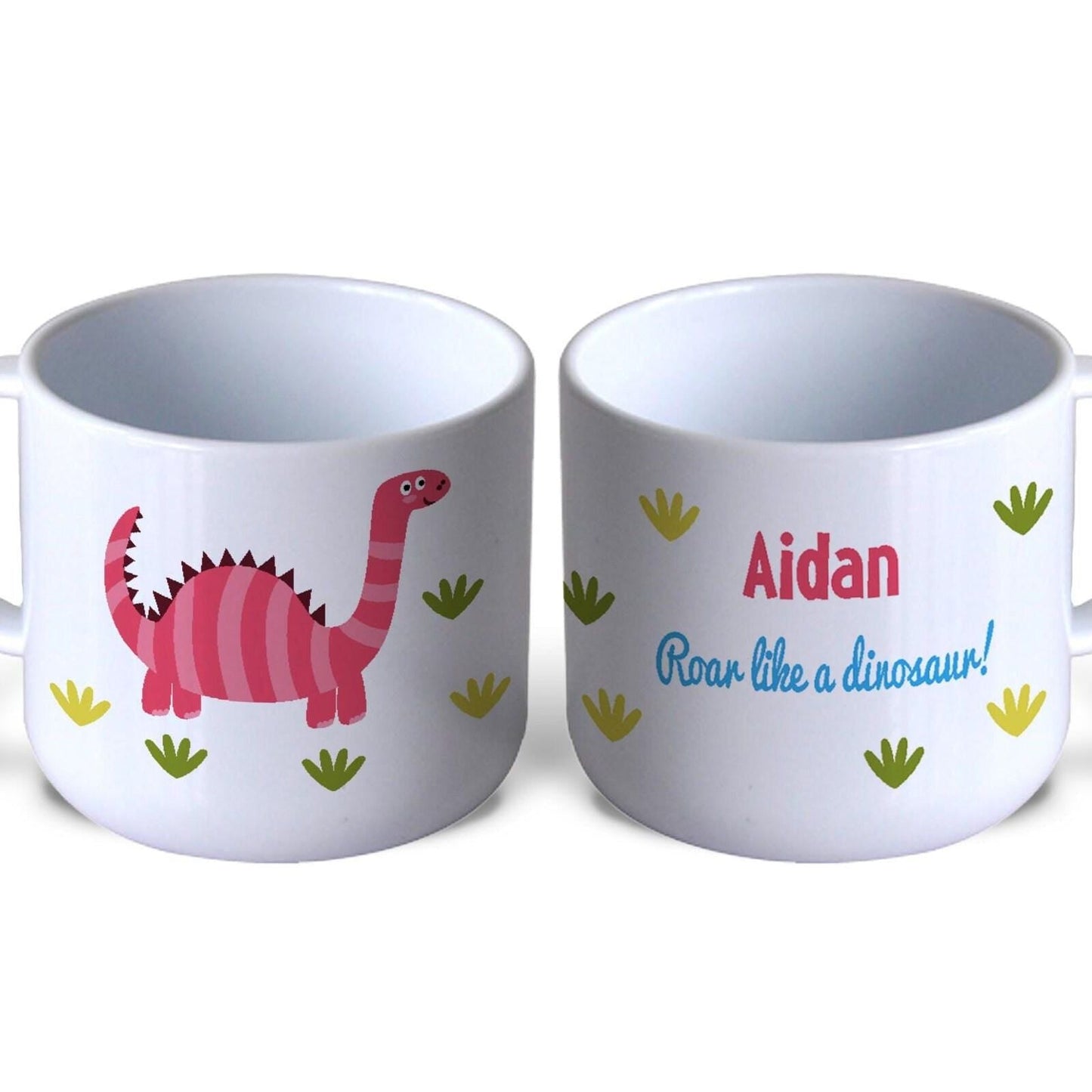 Roar Like A Dinosaur Children's Personalised Mug Unbreakable 6oz Toddler Kids